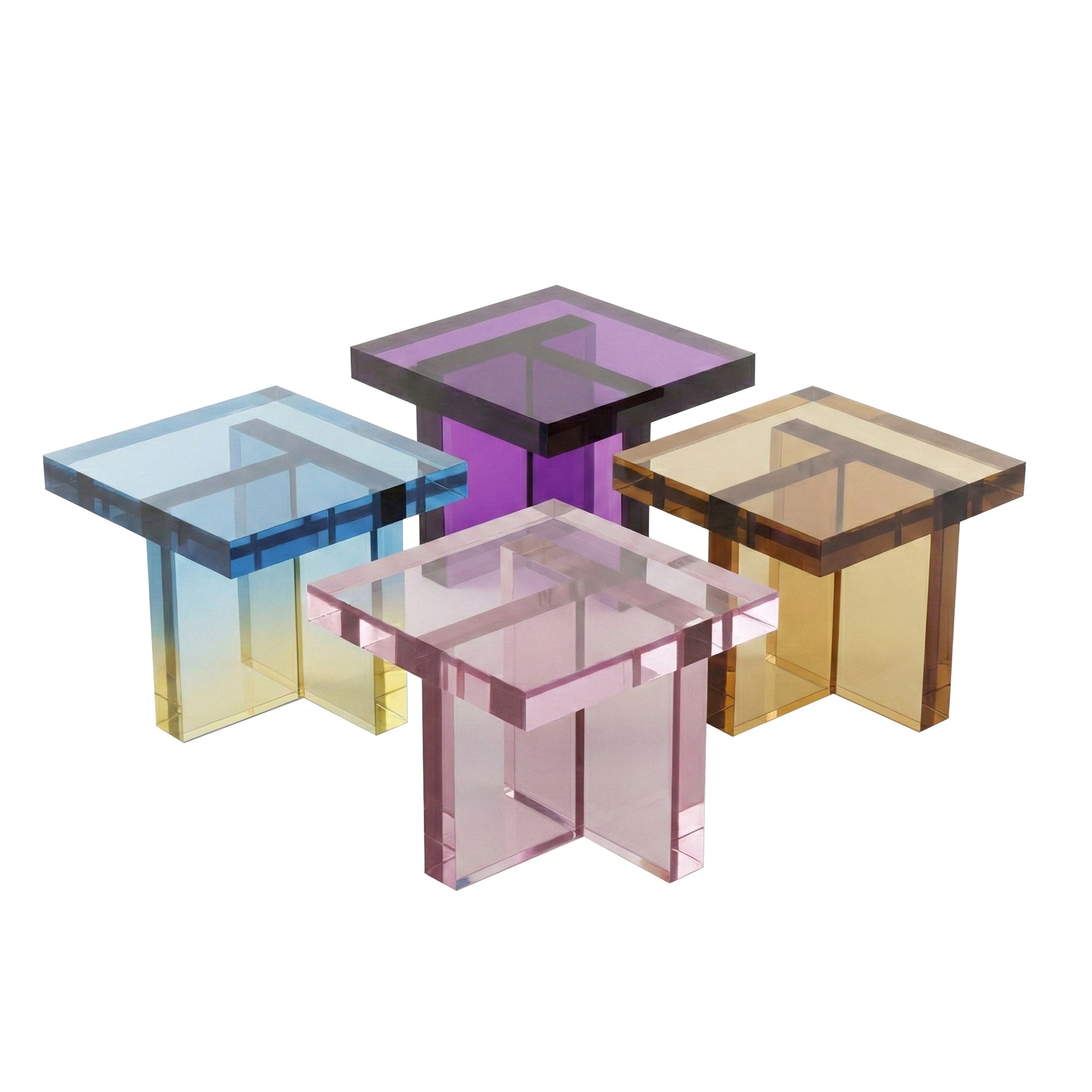 Ballerup Acrylic Bedside Table