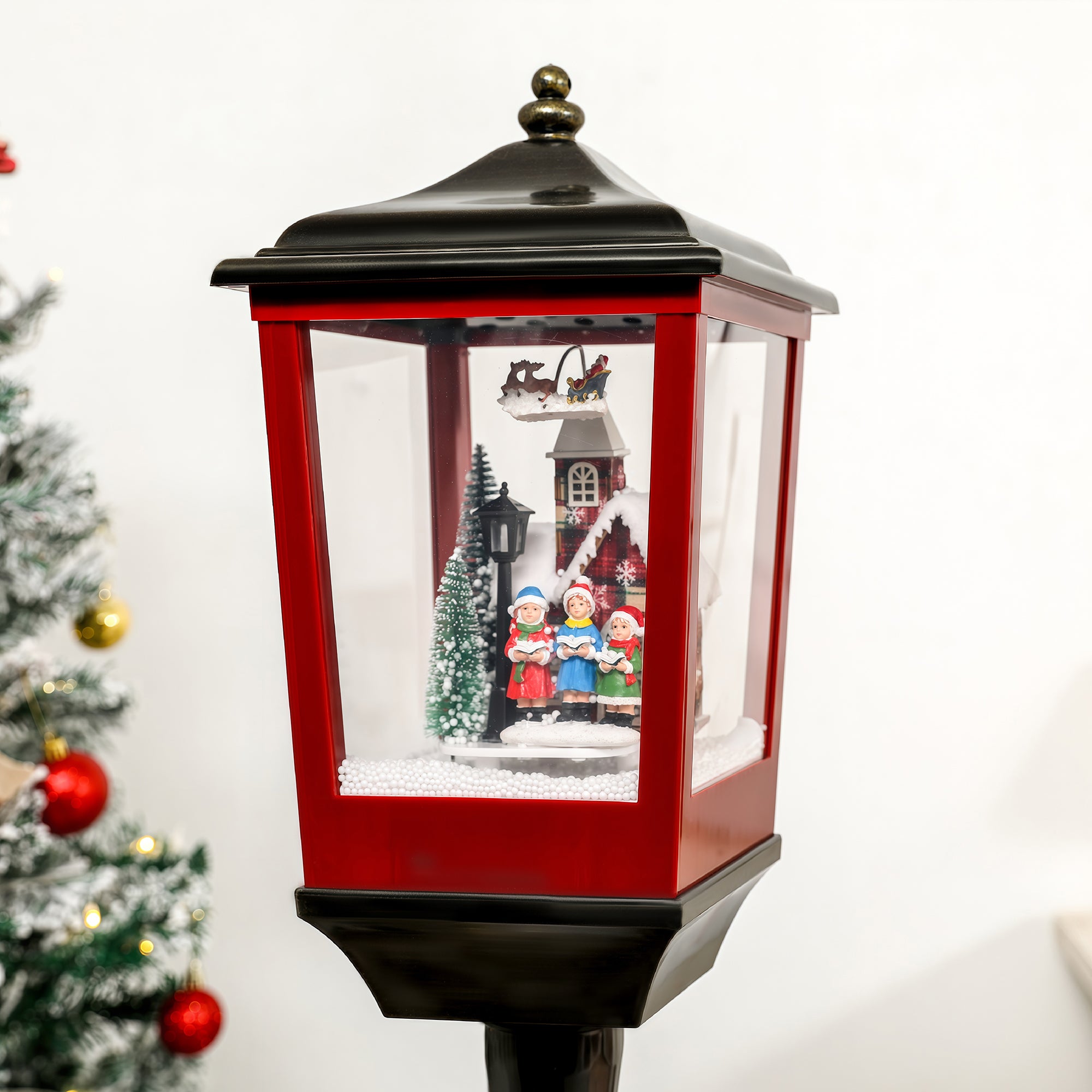 Baltzarsgatan Christmas Lamp Post - Black