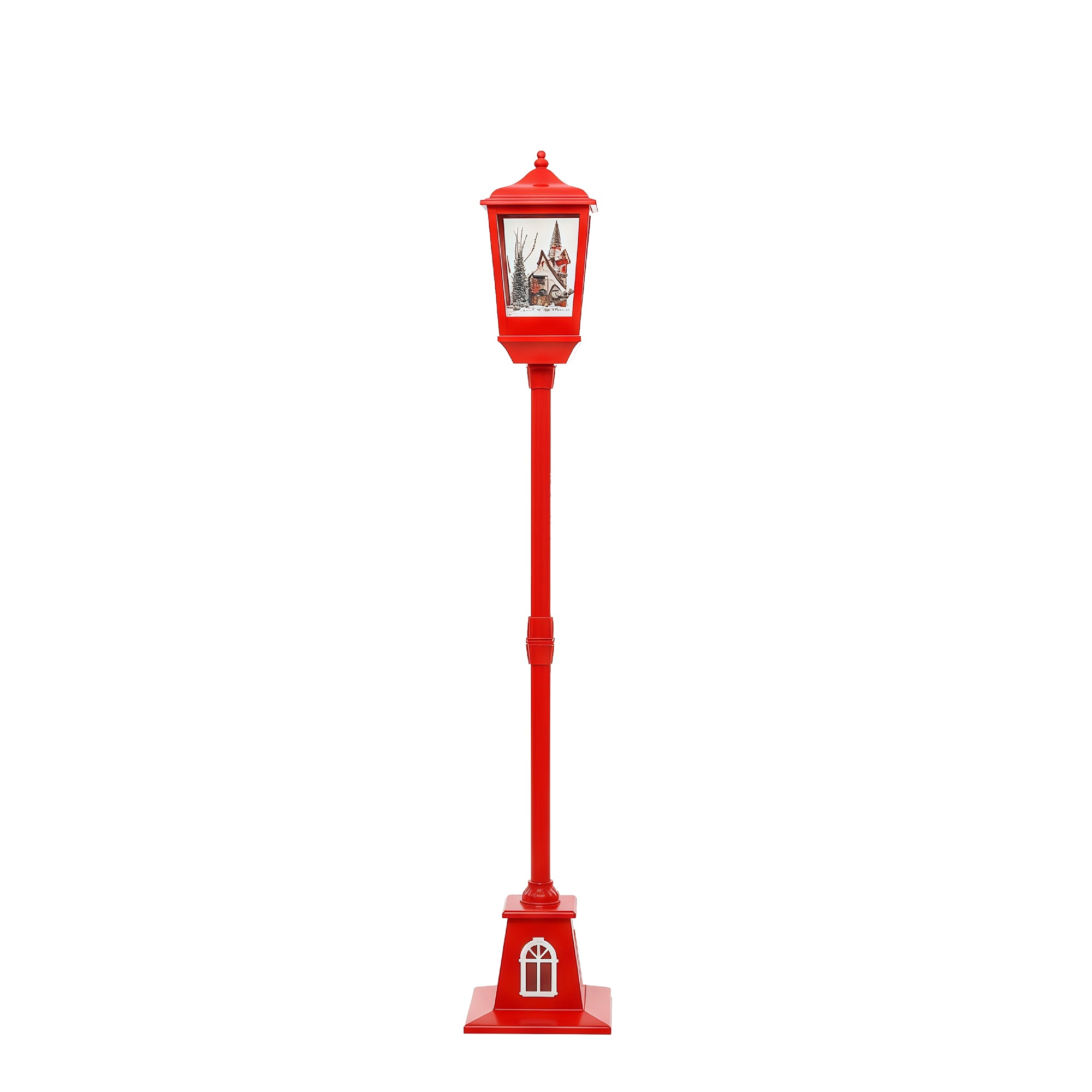 Baltzarsgatan Christmas Lamp Post - Red