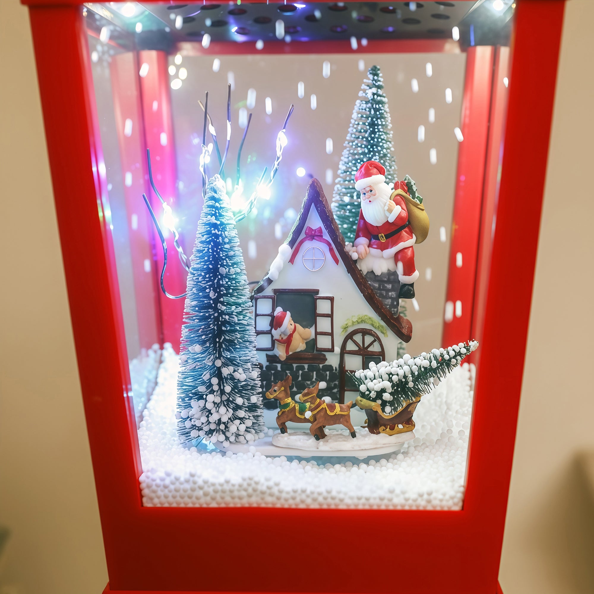 Baltzarsgatan Christmas Lamp Post - Red