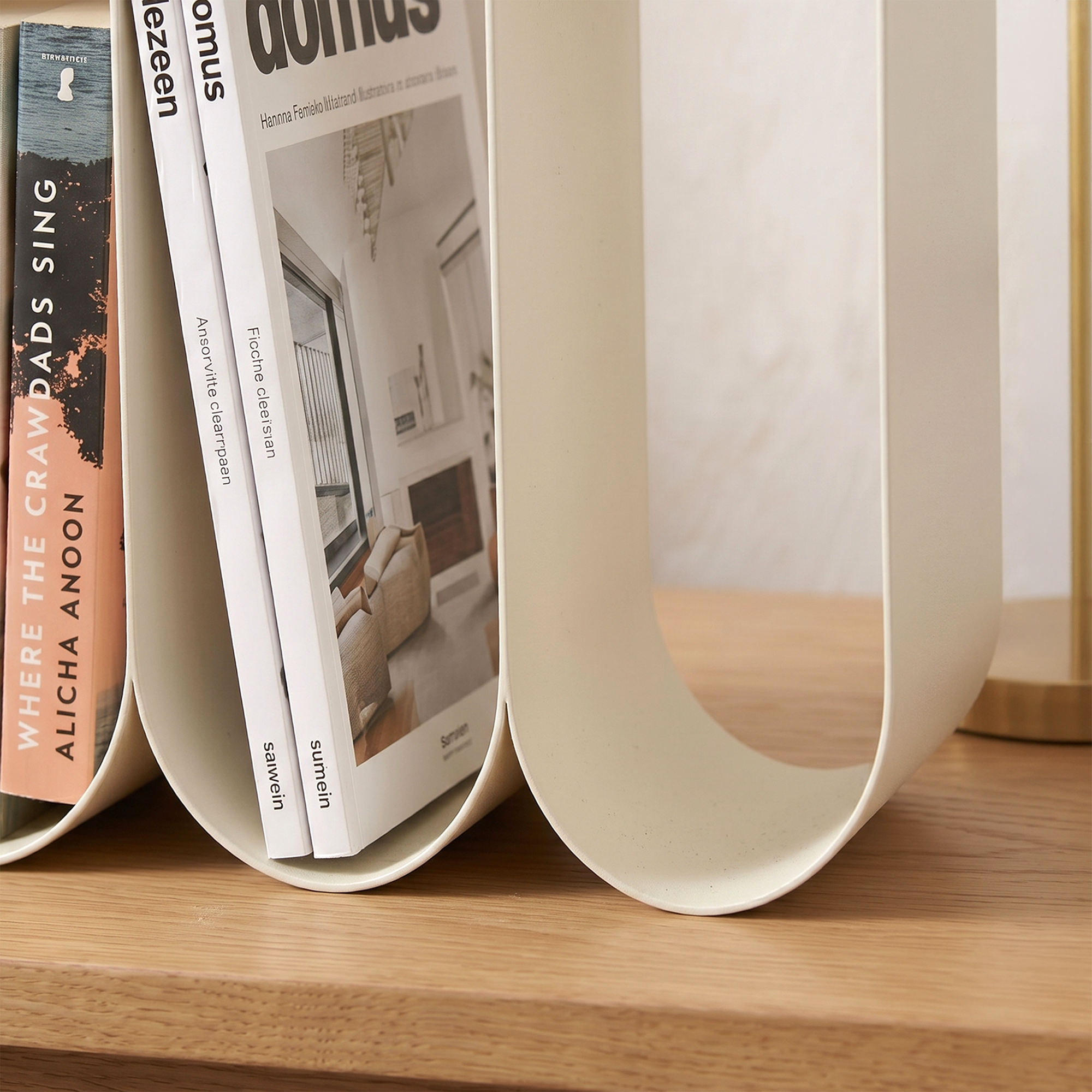 Borgholm Metal Bookshelf Rack | 3 Colors