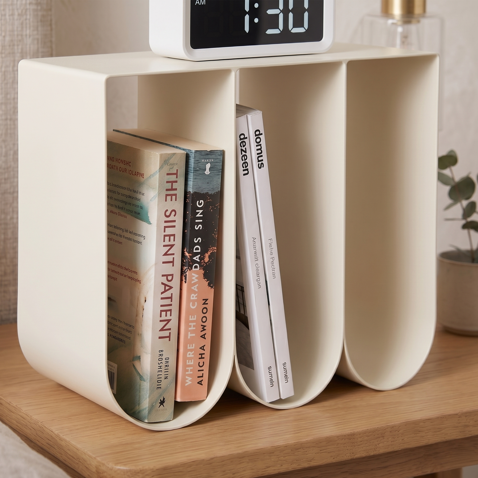 Borgholm Metal Bookshelf Rack | 3 Colors
