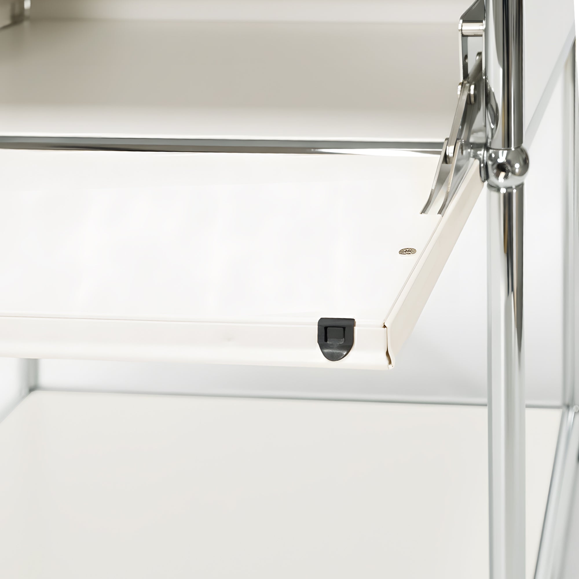 Brædstrup Stainless Steel Bedside Table