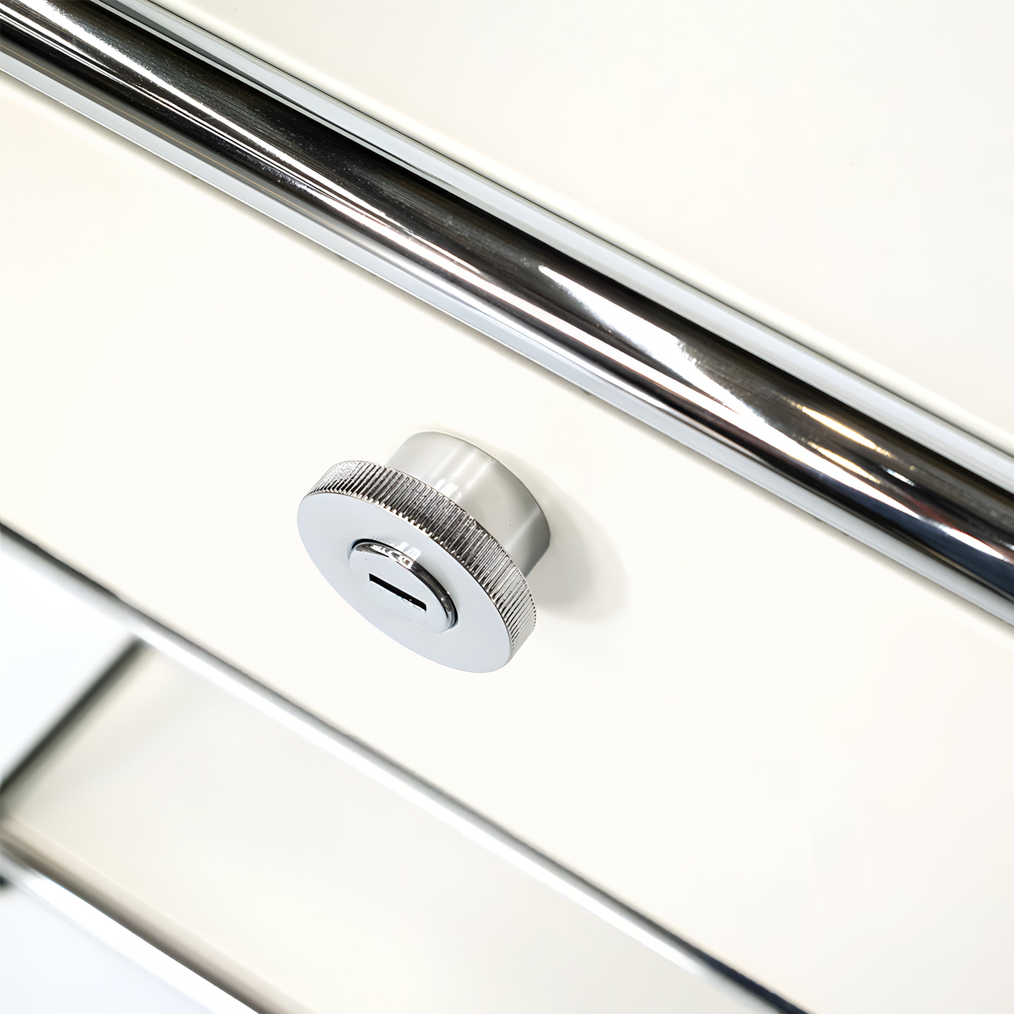 Brædstrup Stainless Steel Bedside Table