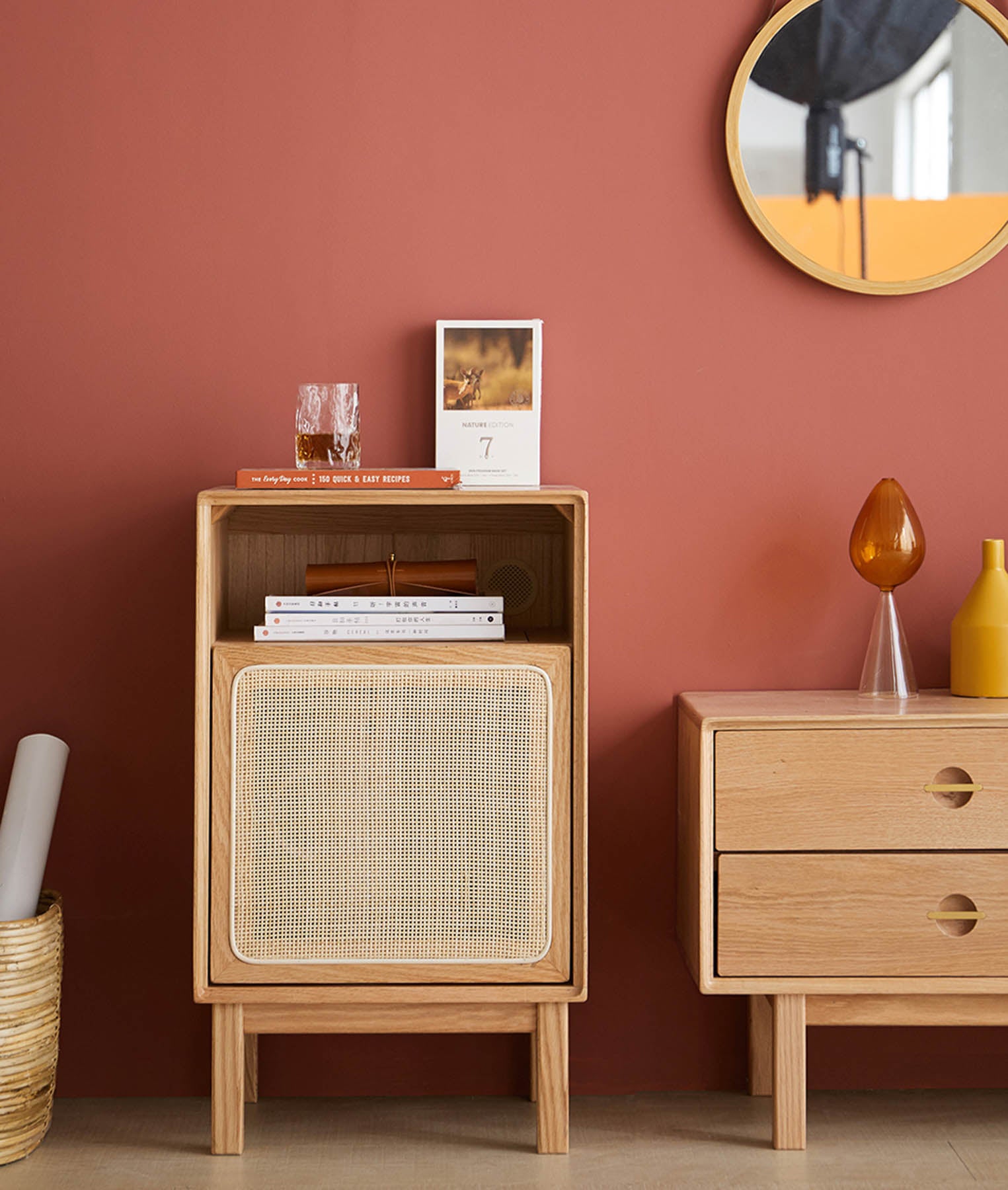 Marstal Solid Oak Wood Side Table