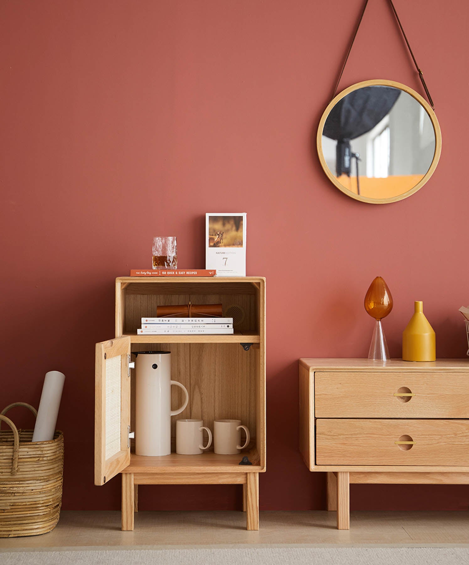 Marstal Solid Oak Wood Side Table