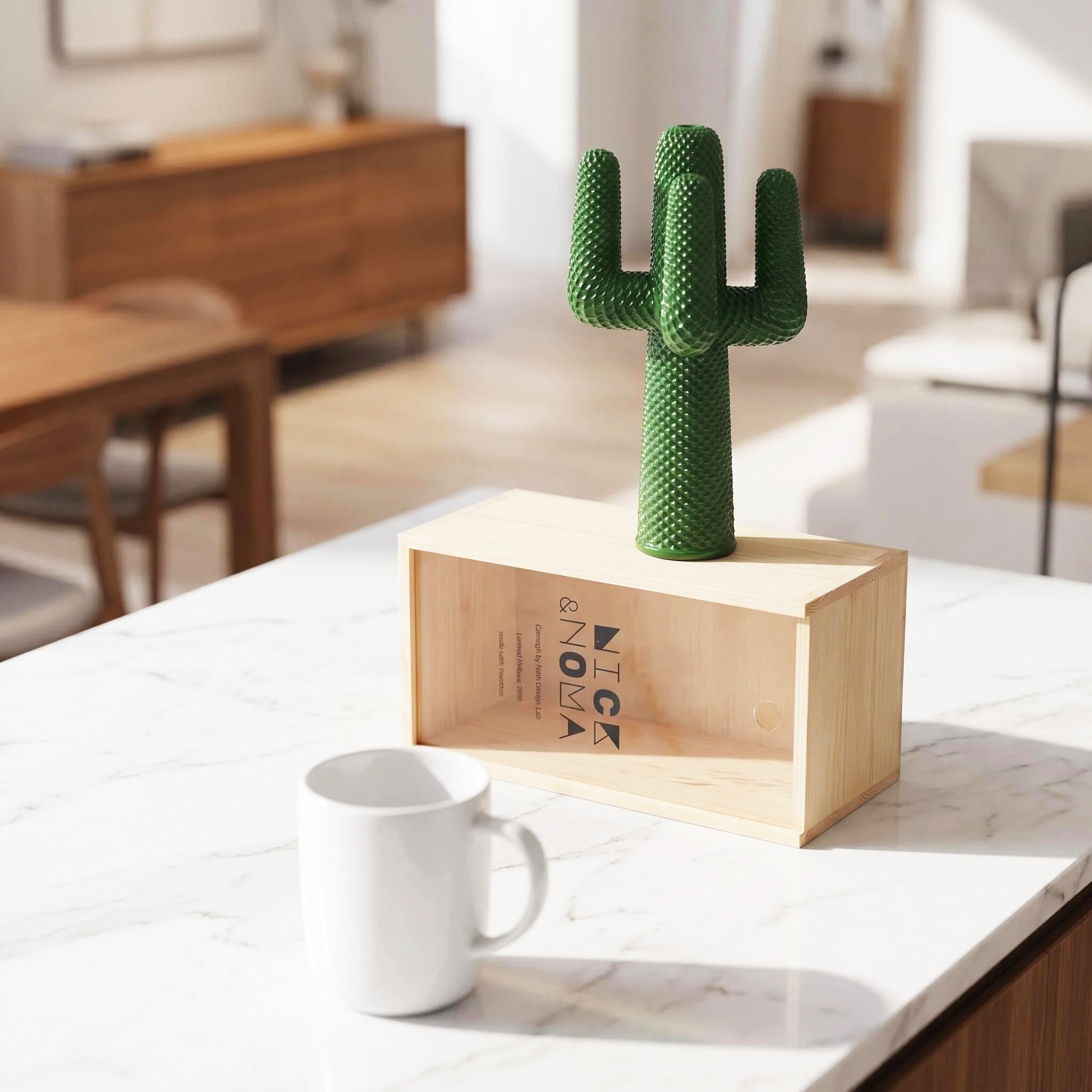 Albertslund Cactus Ornament - Green