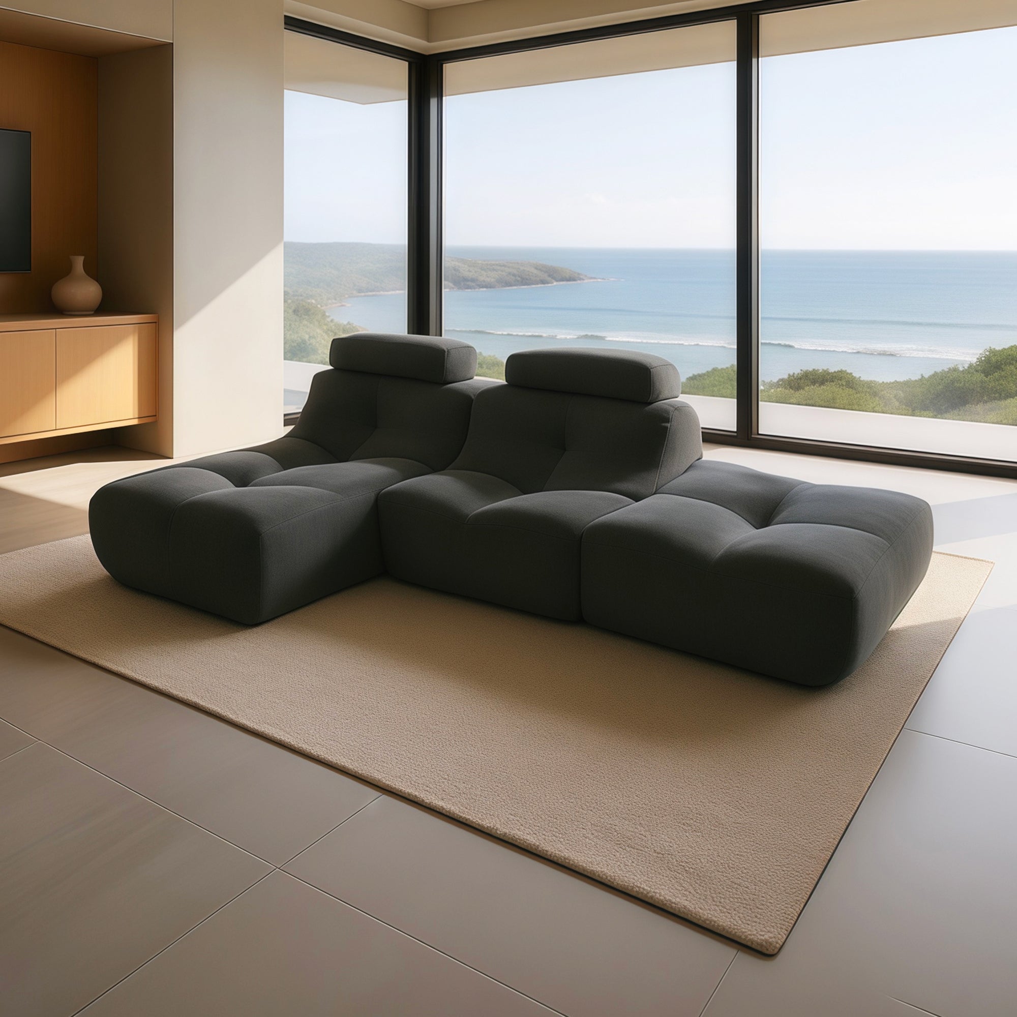 Falun Lounge Chaise Sofa