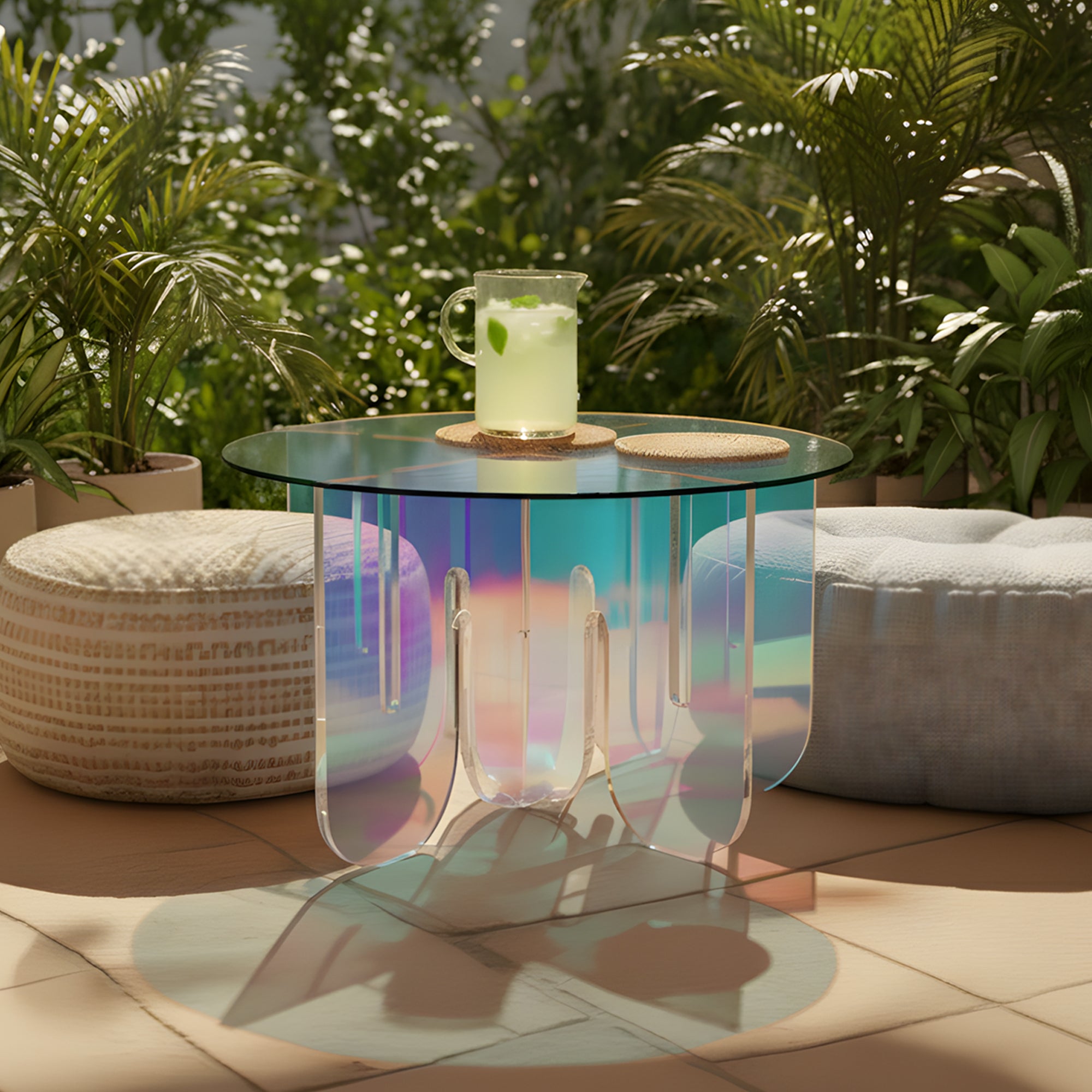 Faxe Acrylic Side Table