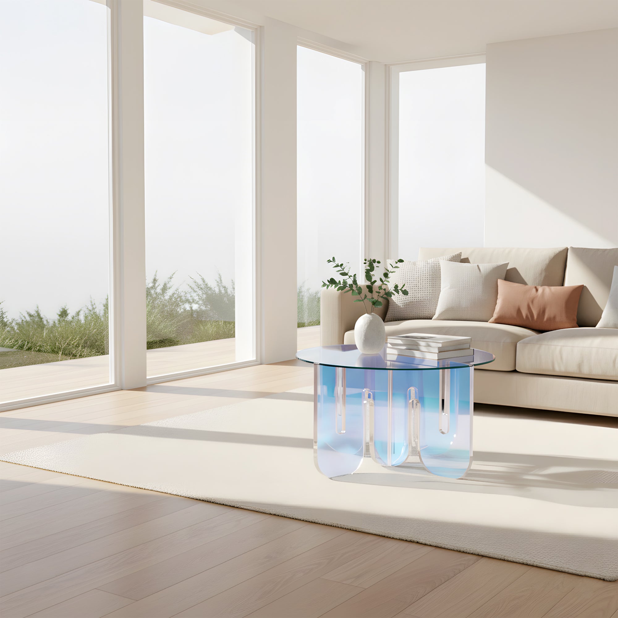 Faxe Acrylic Side Table