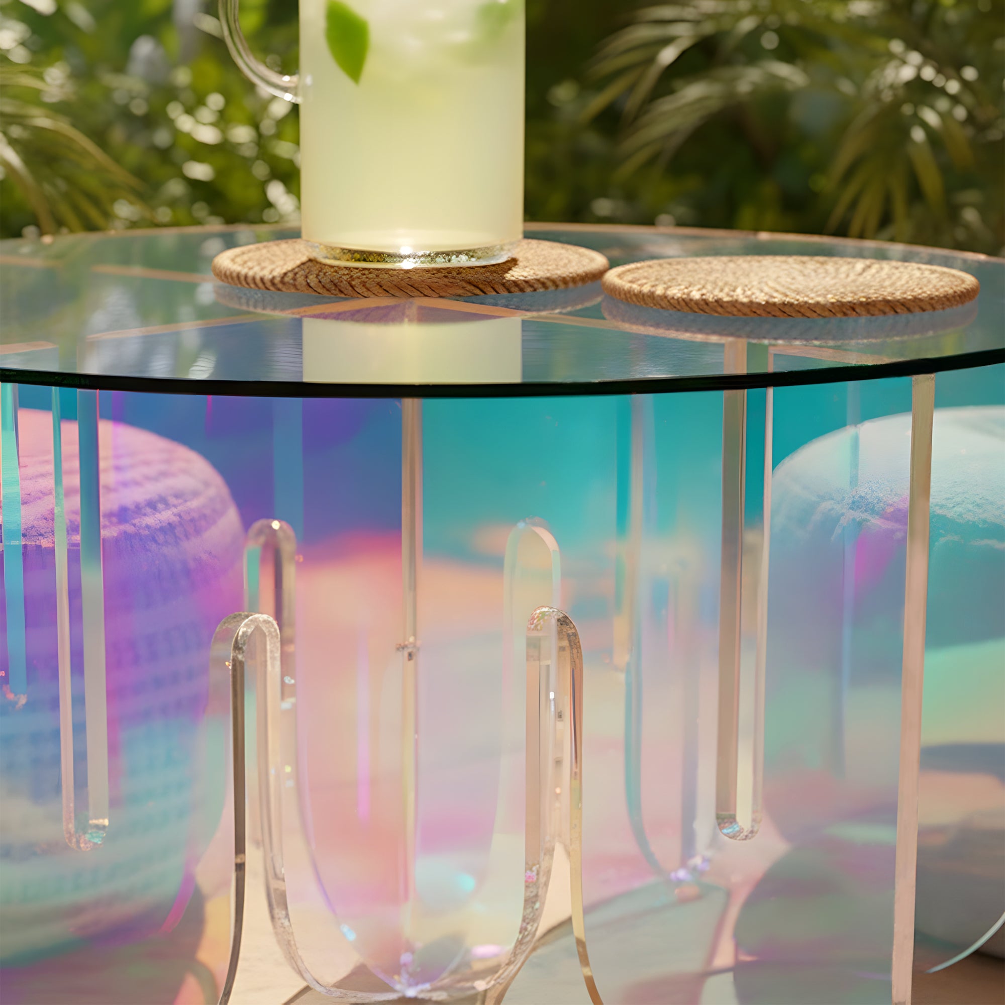 Faxe Acrylic Side Table