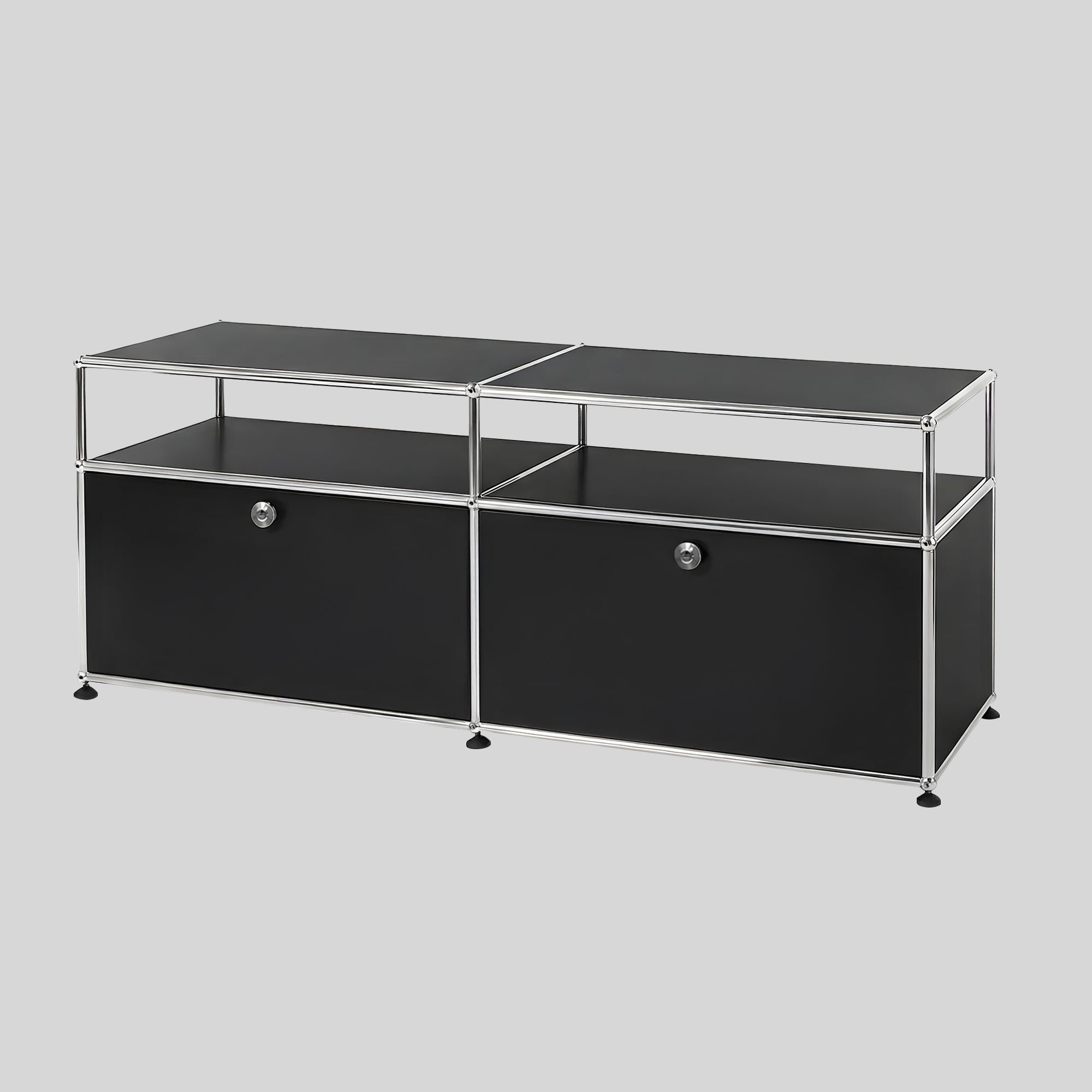 Fredericia Cabinet Stainless Steel | Dual-Module Modular Sideboard