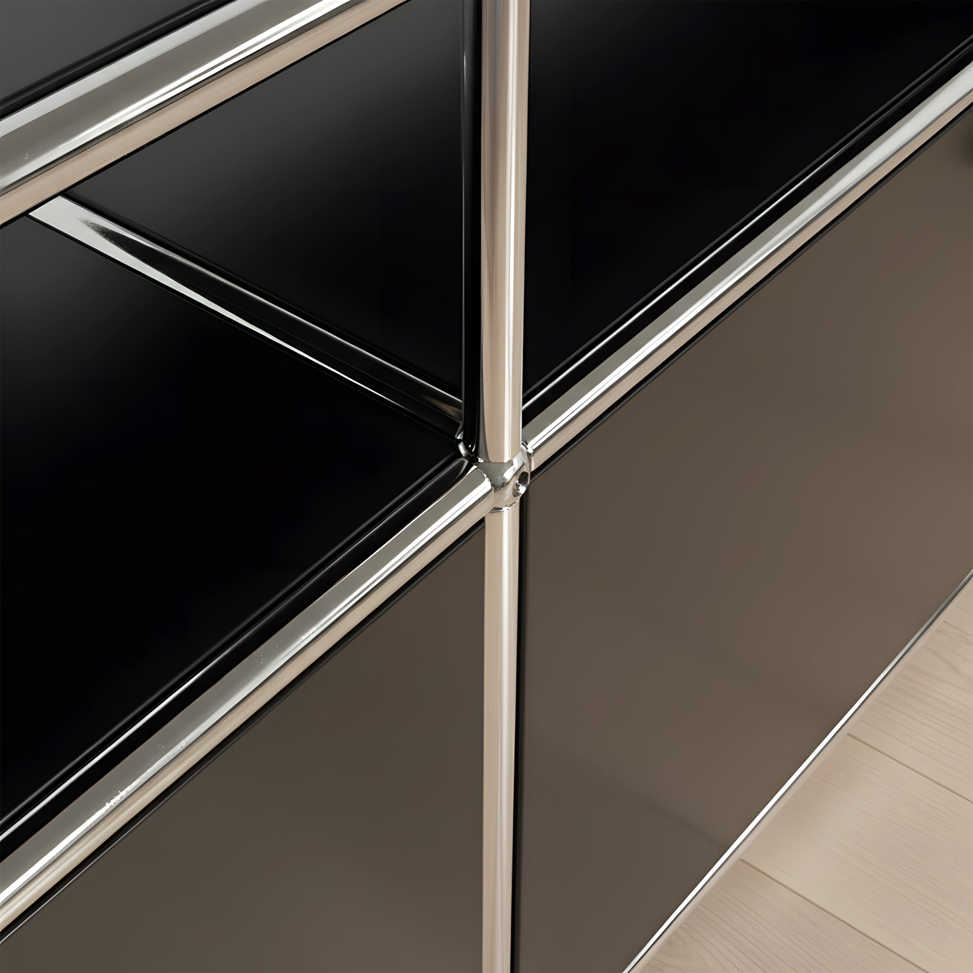 Fredericia Cabinet Stainless Steel | Dual-Module Modular Sideboard