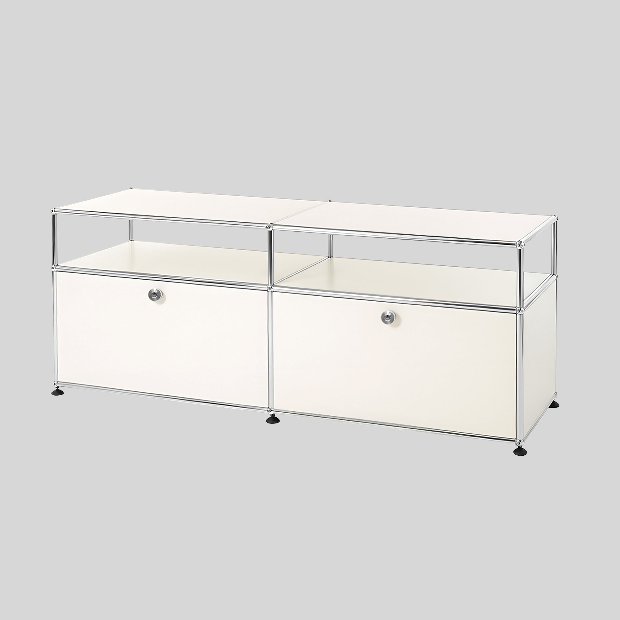 Fredericia Cabinet Stainless Steel | Dual-Module Modular Sideboard