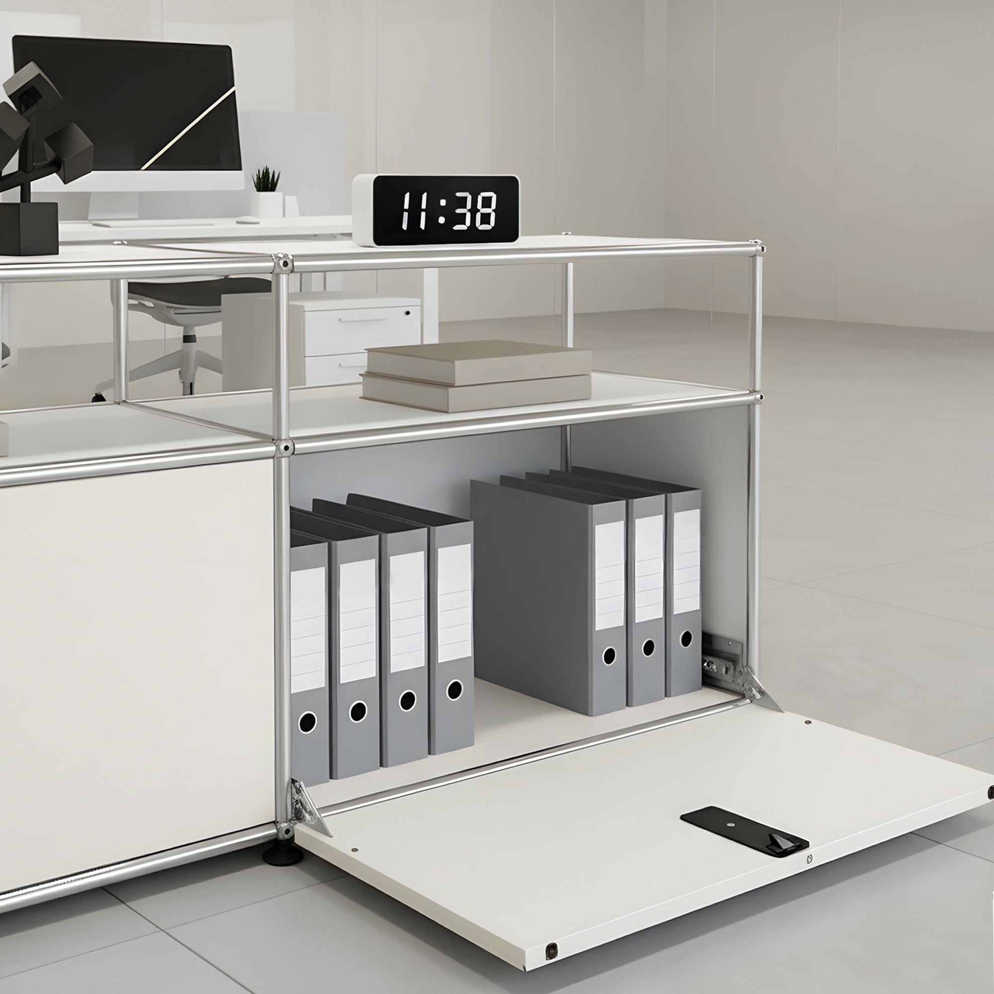 Fredericia Cabinet Stainless Steel | Dual-Module Modular Sideboard