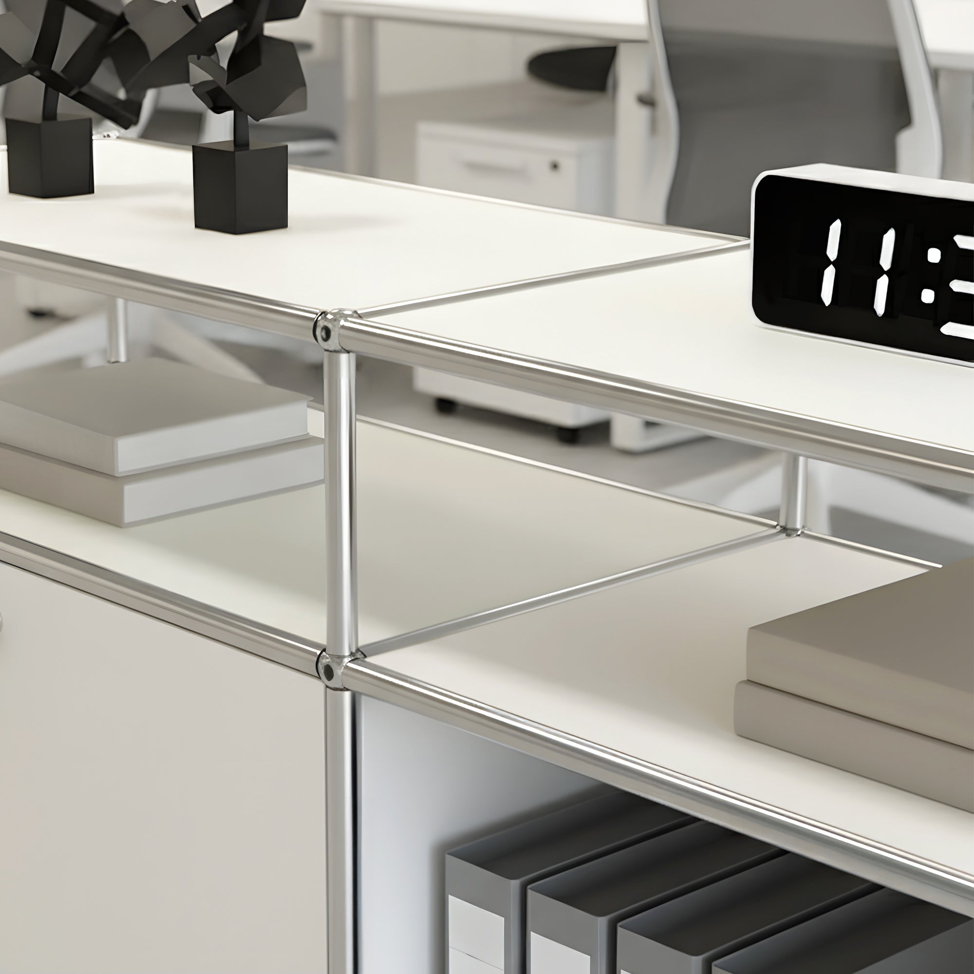 Fredericia Cabinet Stainless Steel | Dual-Module Modular Sideboard