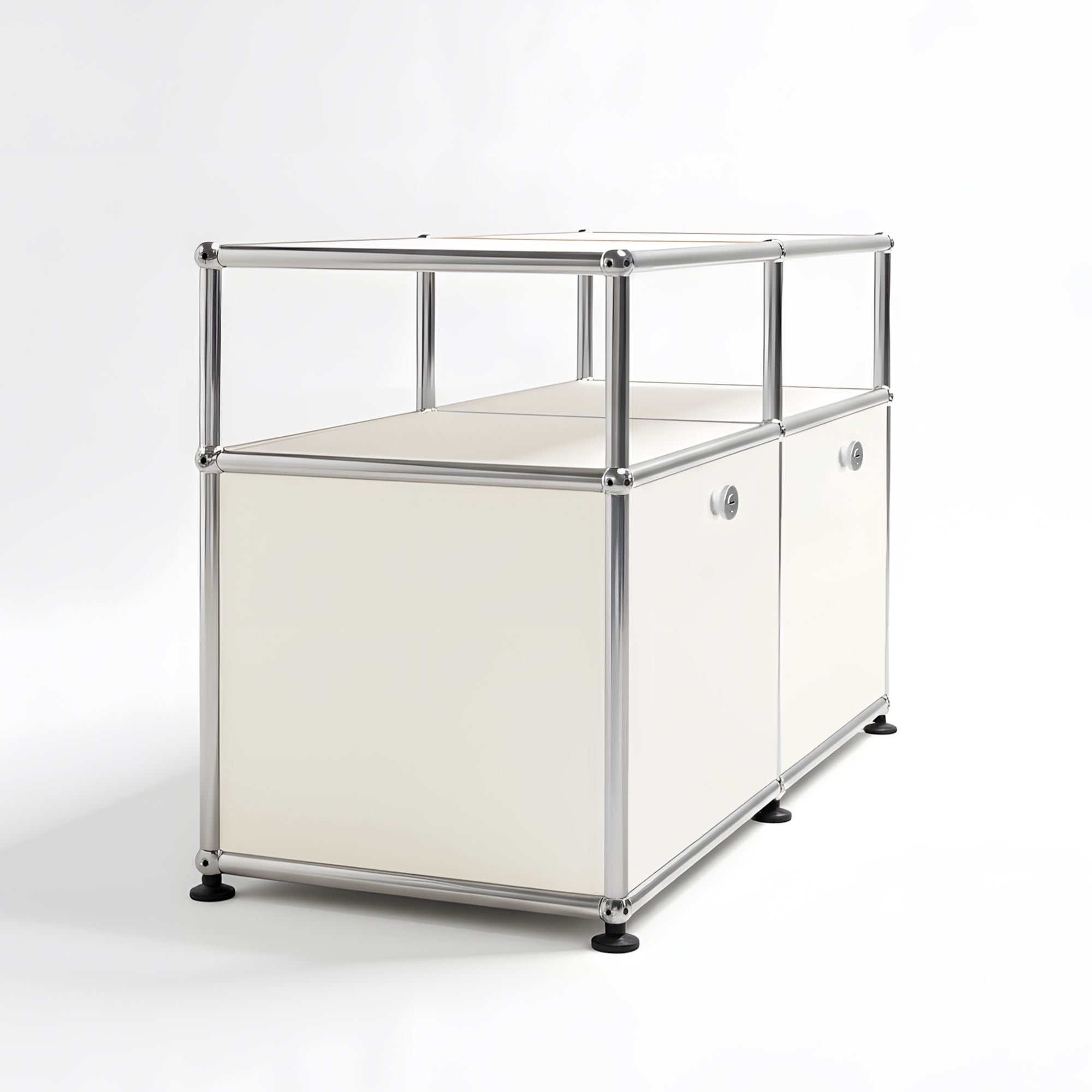 Fredericia Cabinet Stainless Steel | Dual-Module Modular Sideboard