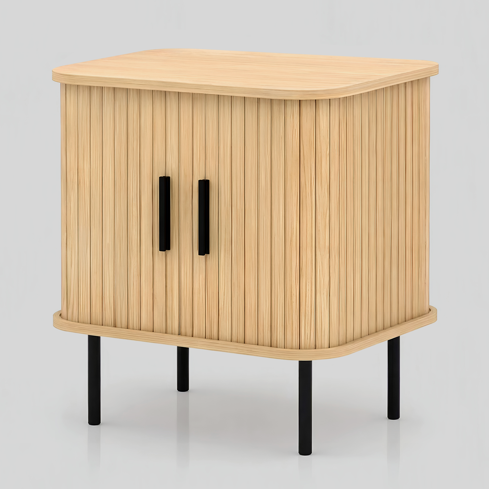 Hillerød Fluted Bedside Table