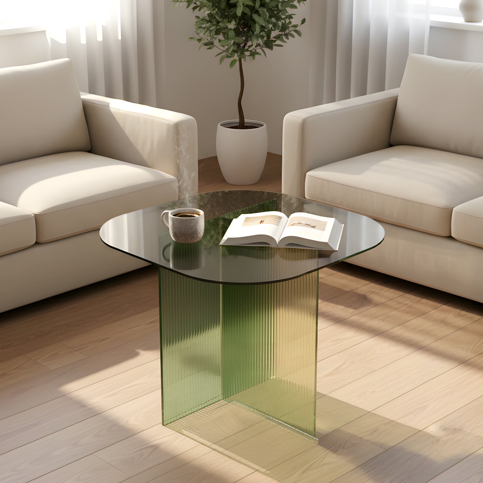 Maribo Acrylic Side Table