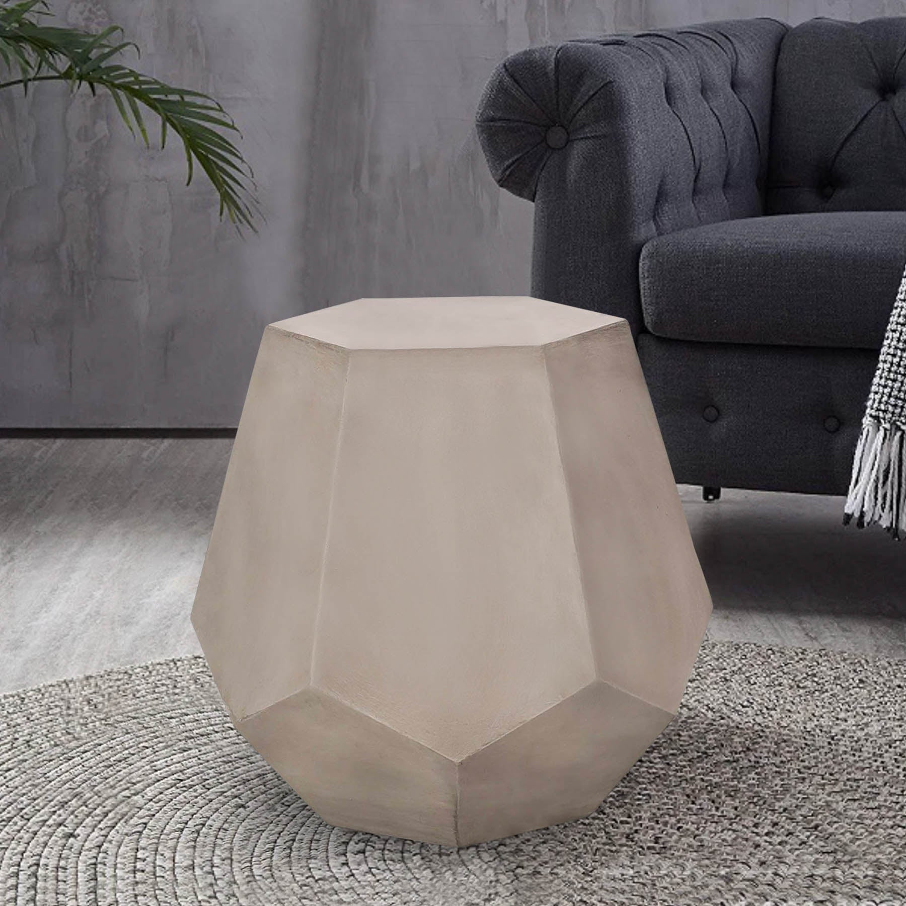 Halden Hexagon Shaped Side Table