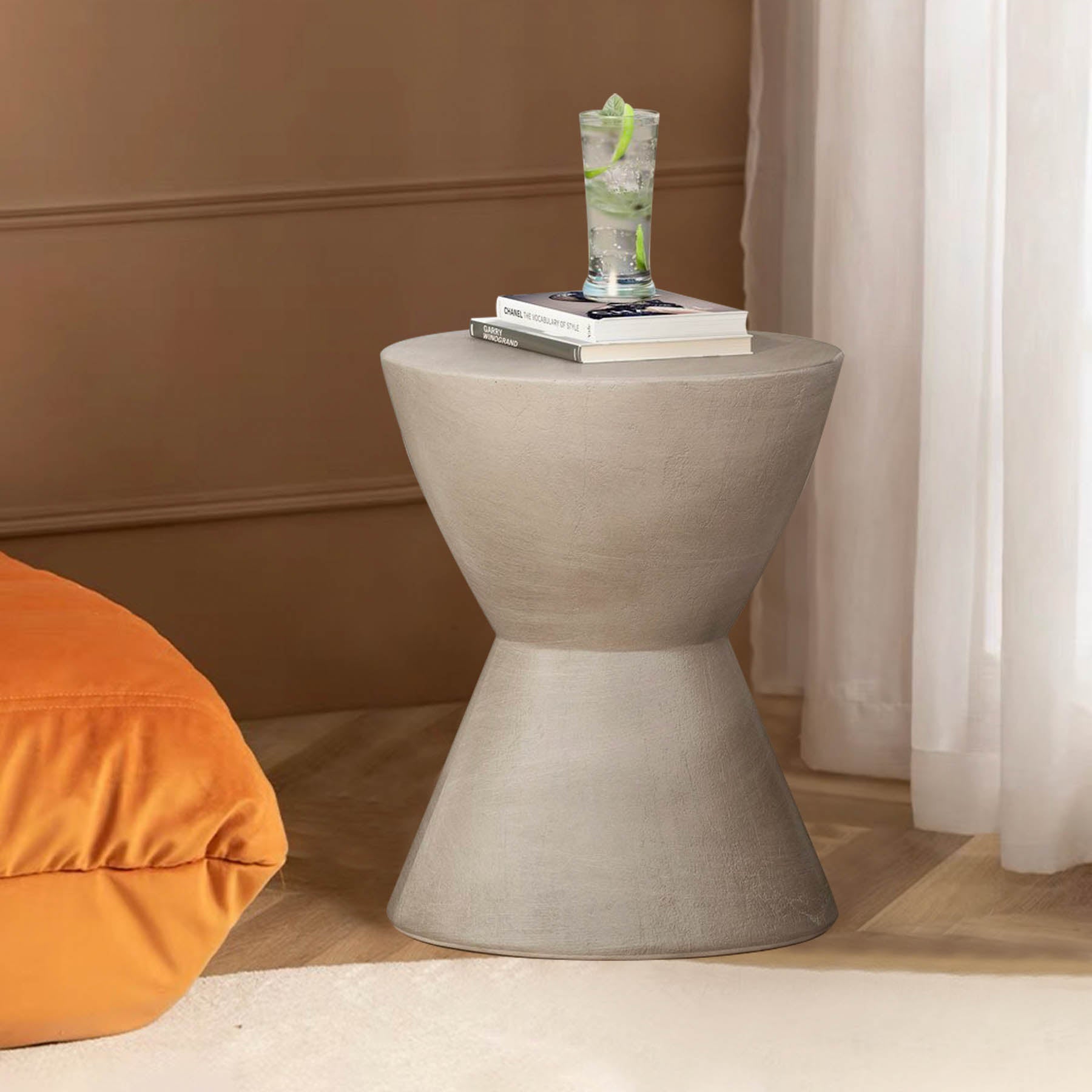 Mysen Pedestal Side Table