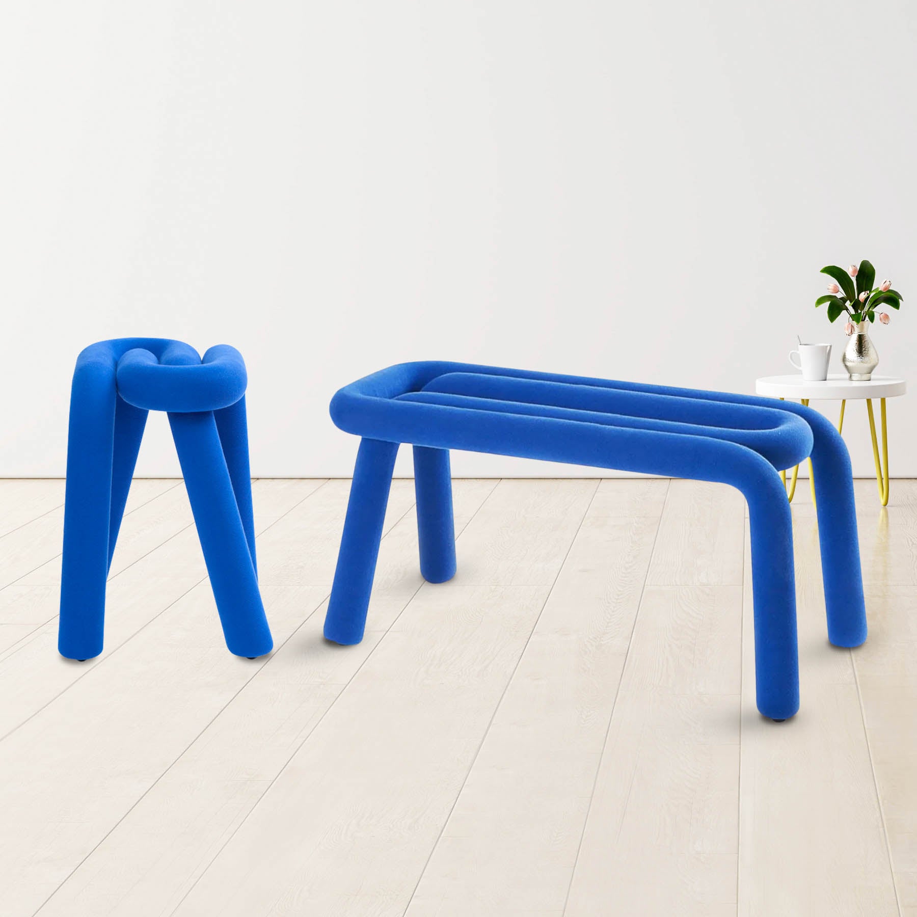 Eksjo Replica Bold Bench - Blue