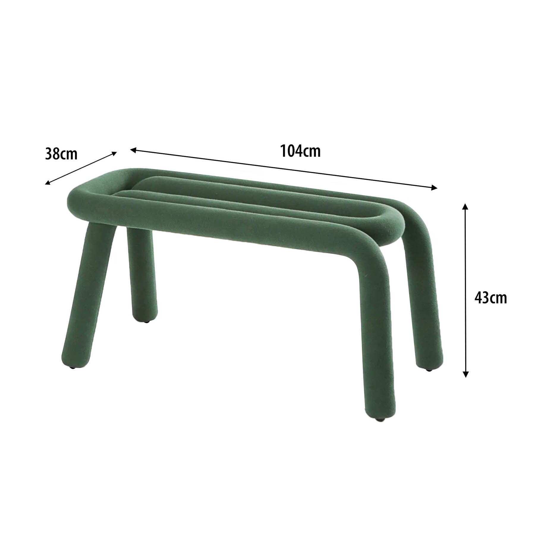 Eksjo Replica Bold Bench - Green