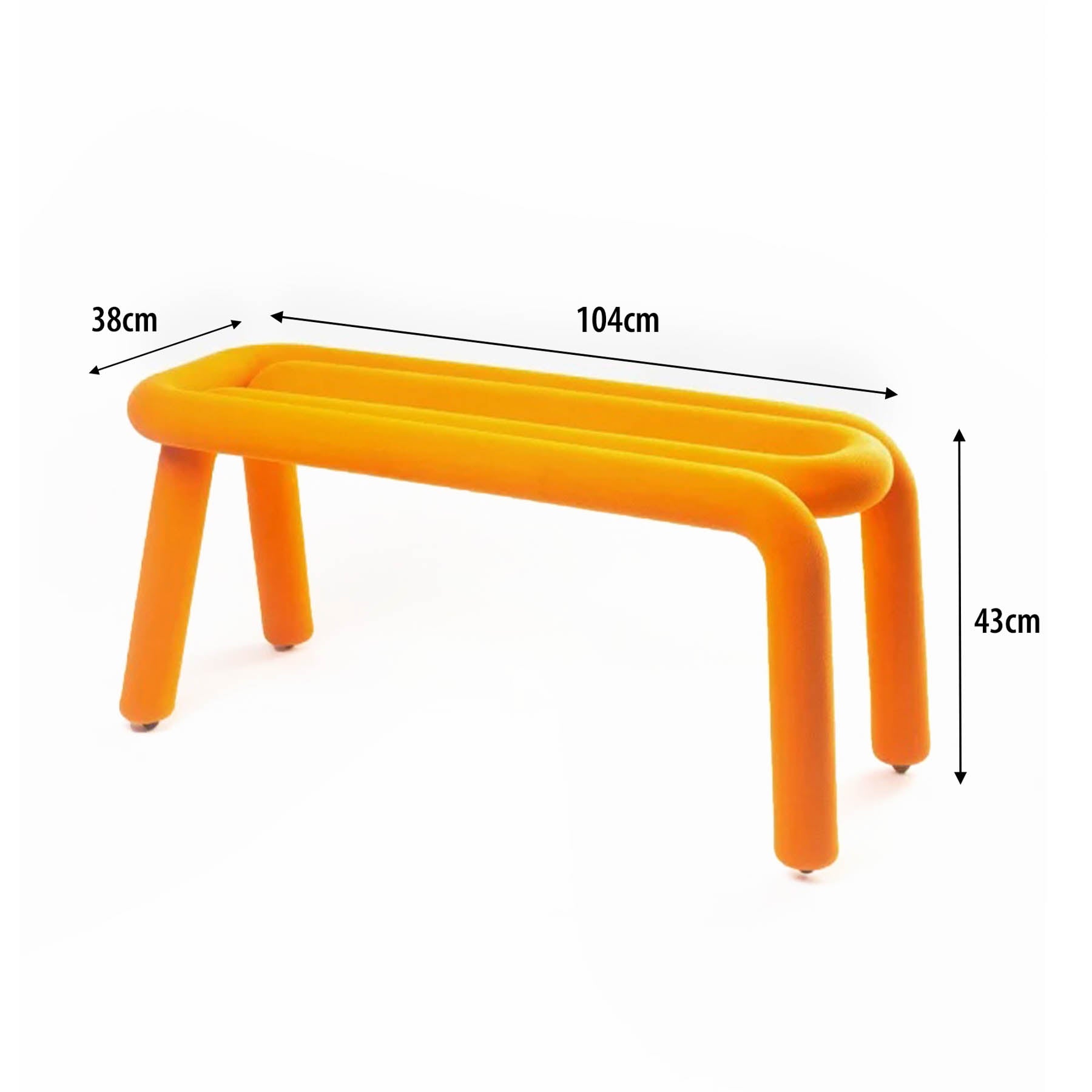Eksjo Replica Bold Bench - Orange