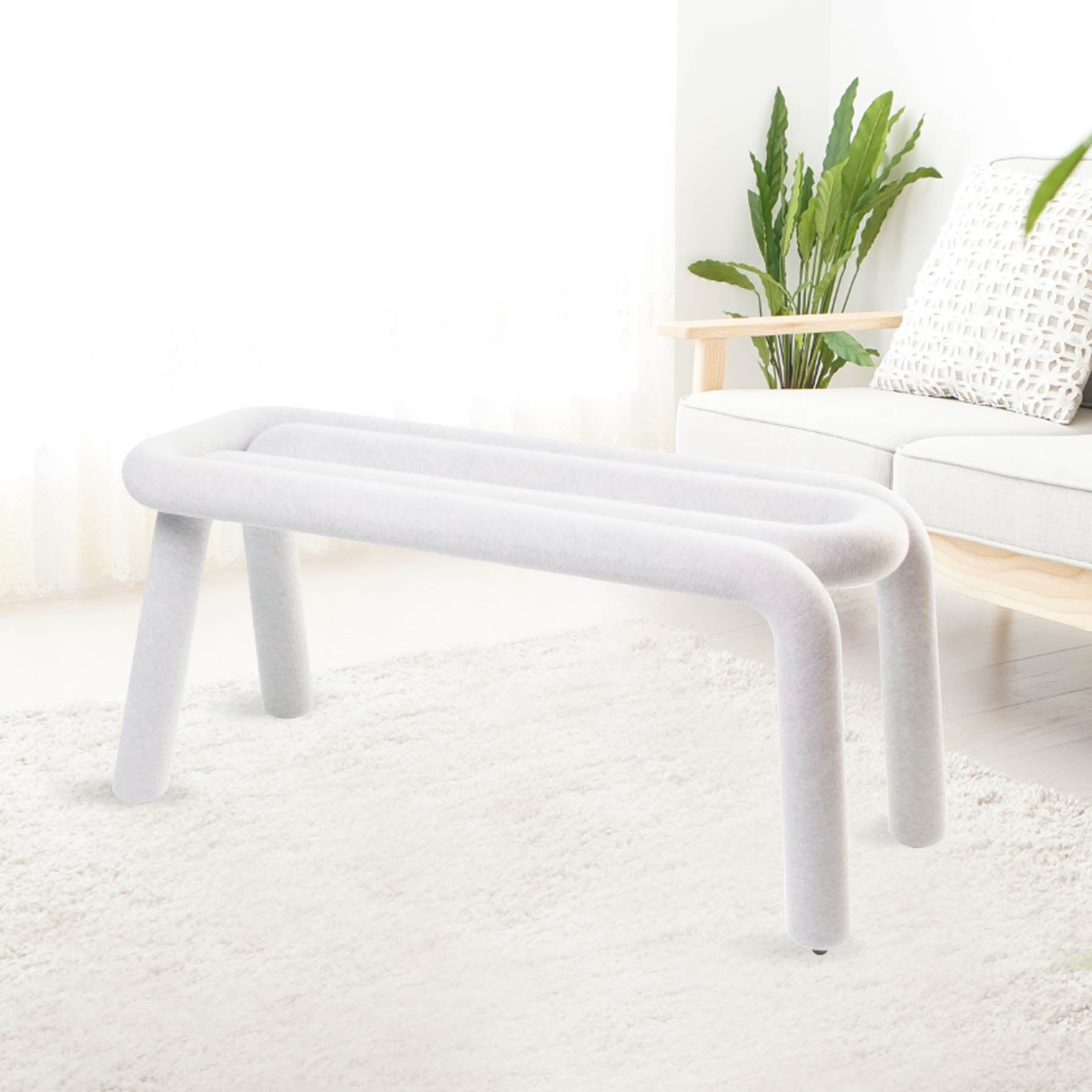 Eksjo Replica Bold Bench - White