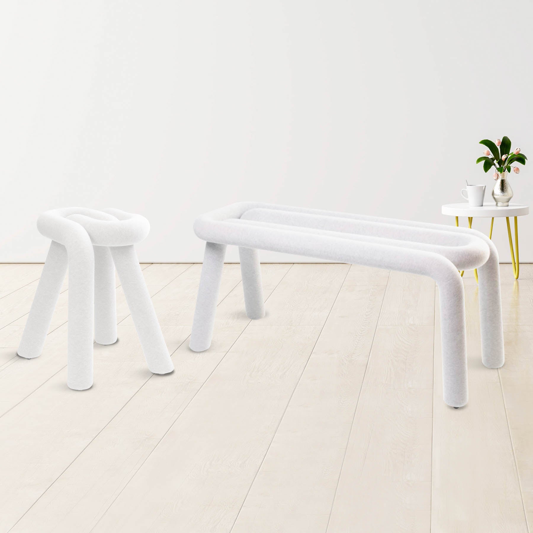 Eksjo Replica Bold Bench - White