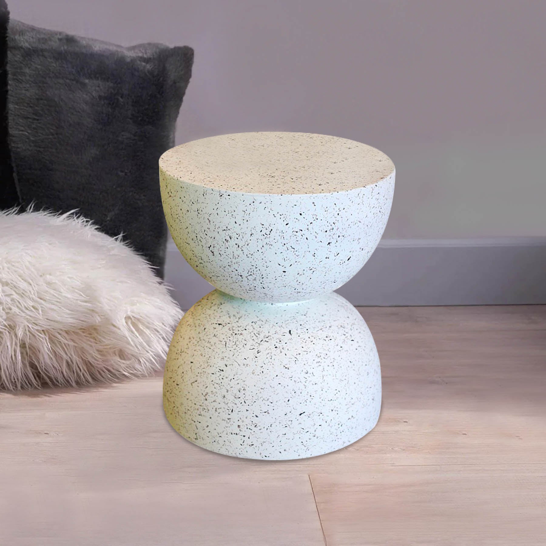 Brevik Hourglass Shaped Side Table