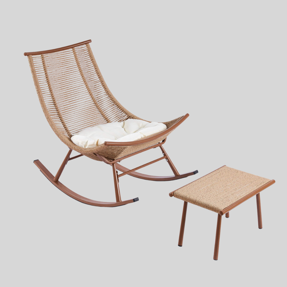 Nybro Rocking Chair and Foot Stool Set