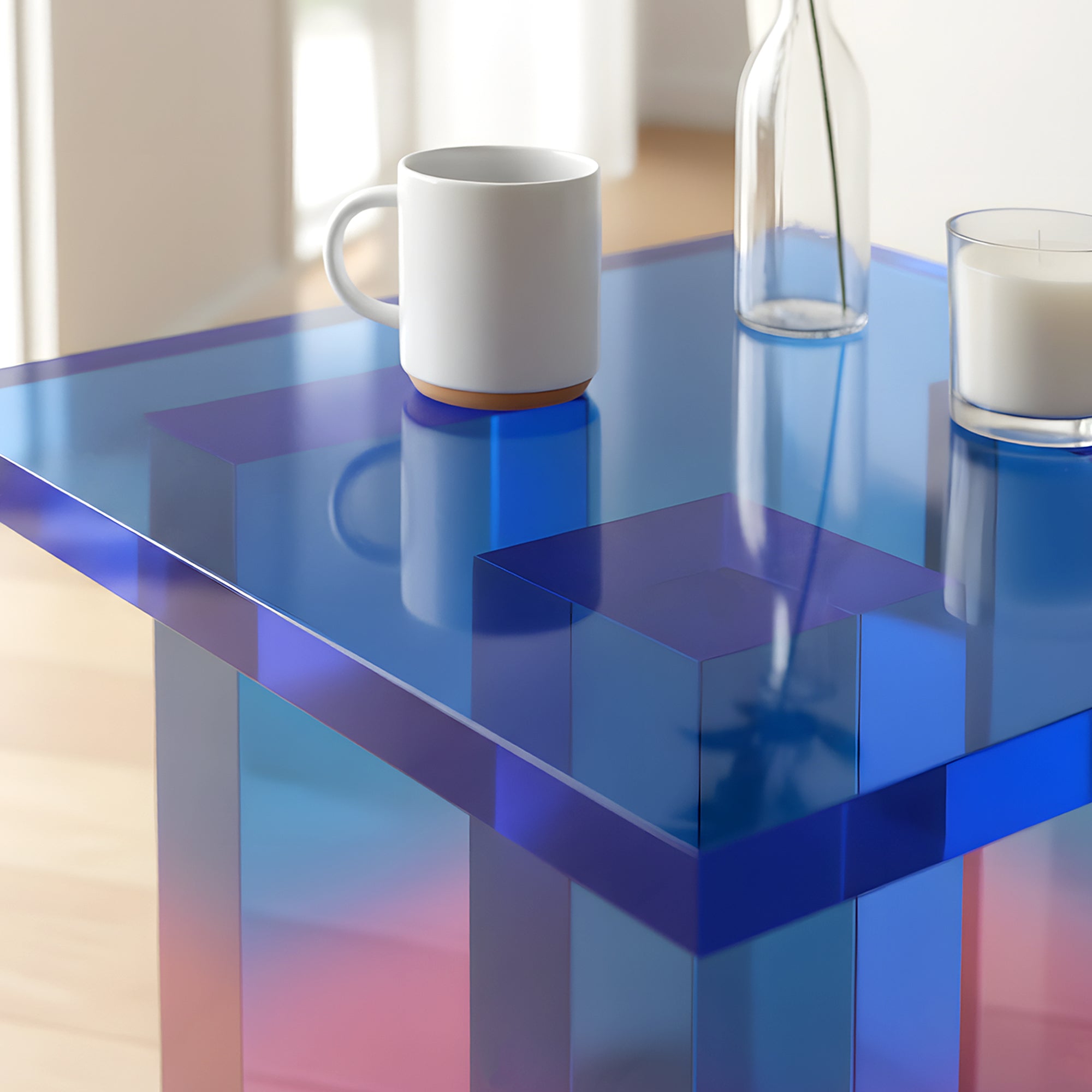 Odder Acrylic Side Table