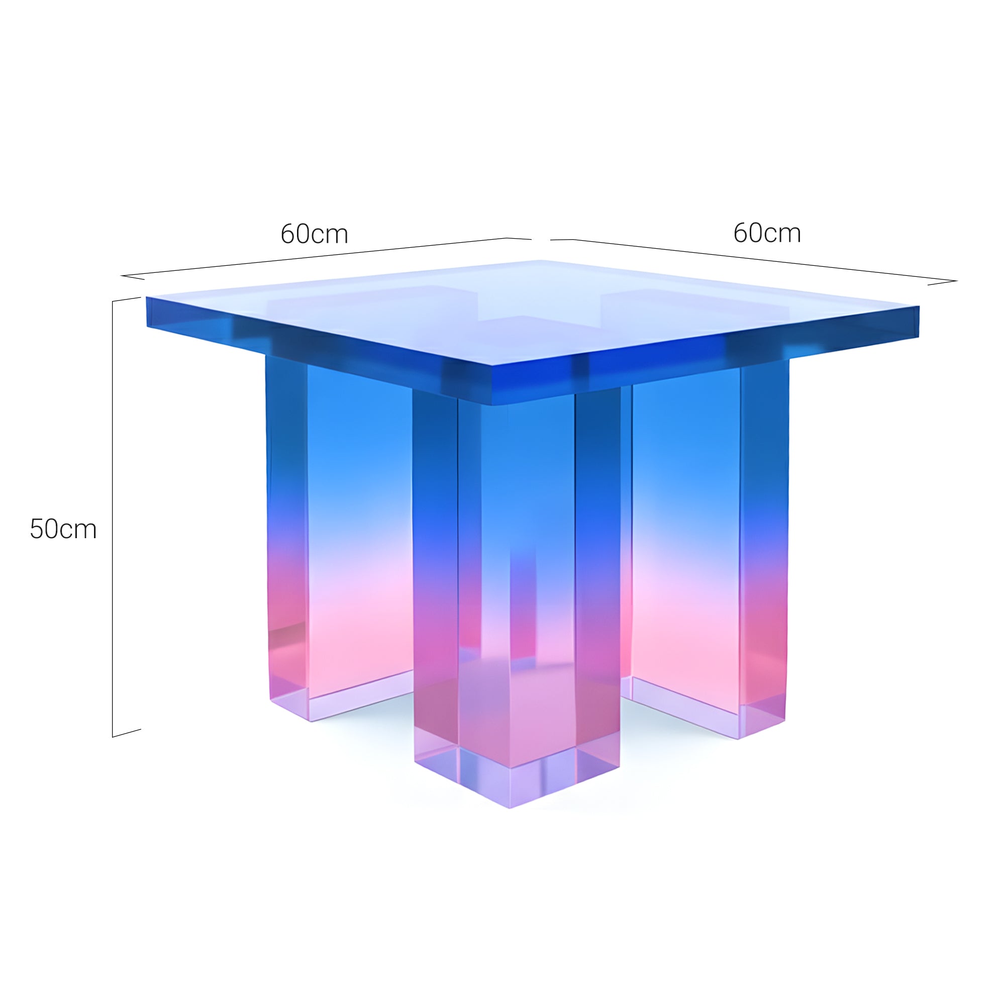 Odder Acrylic Side Table