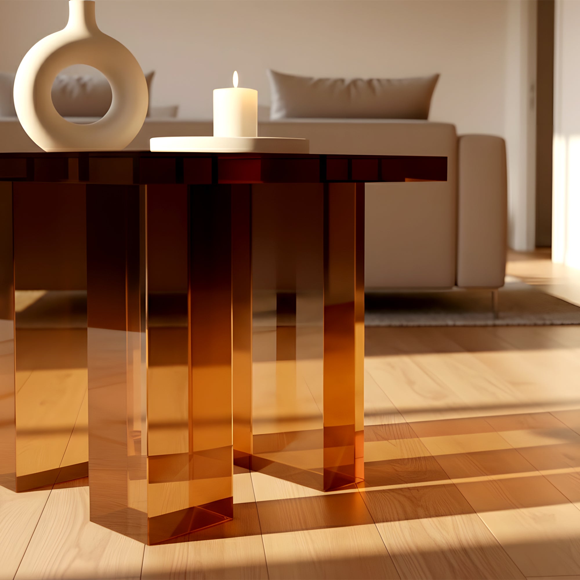 Odder Acrylic Side Table