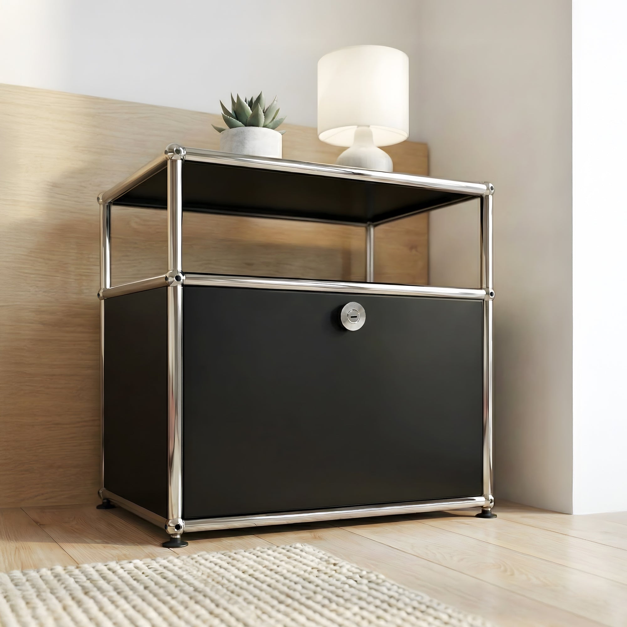 Rødovre Stainless Steel Bedside Table
