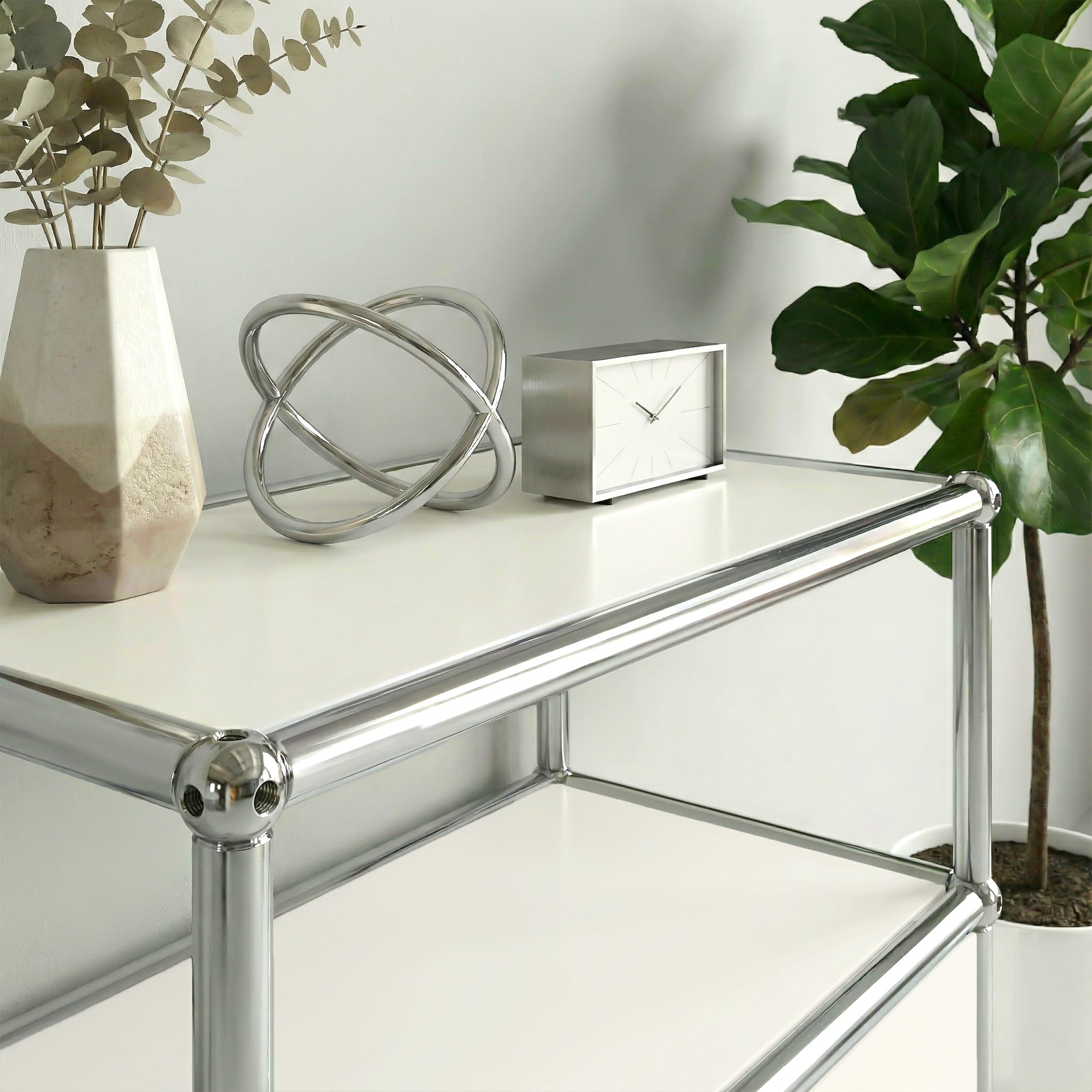 Rødovre Stainless Steel Bedside Table