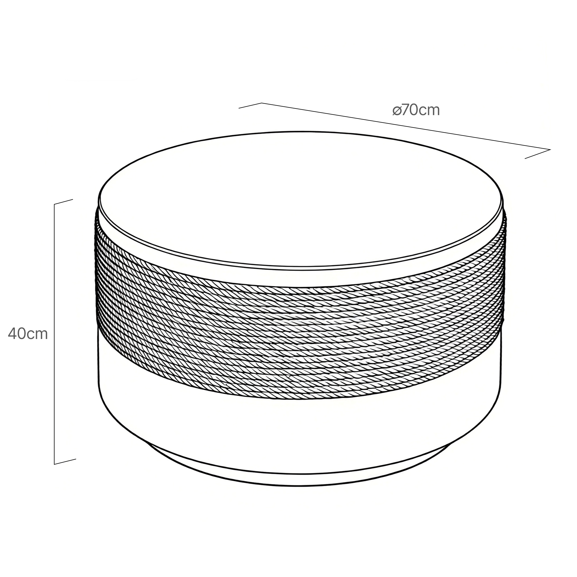 Ronneby Round Coffee Table