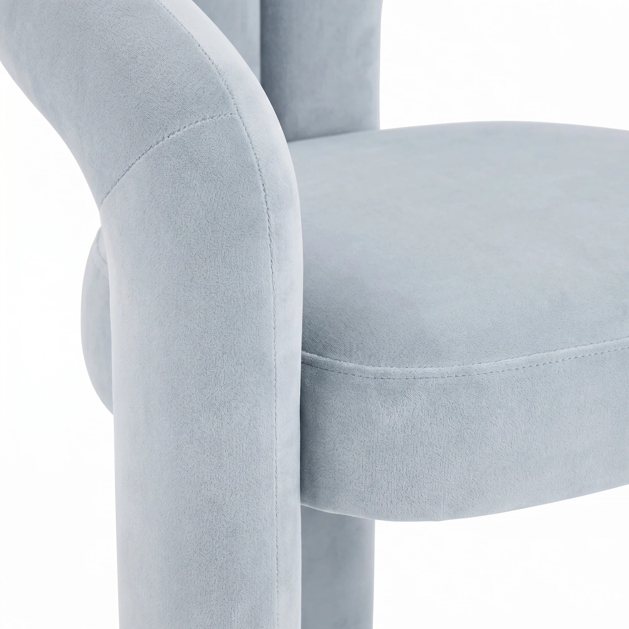 Sandness Padded Lounge Accent Chair | Replica Dudet Chair