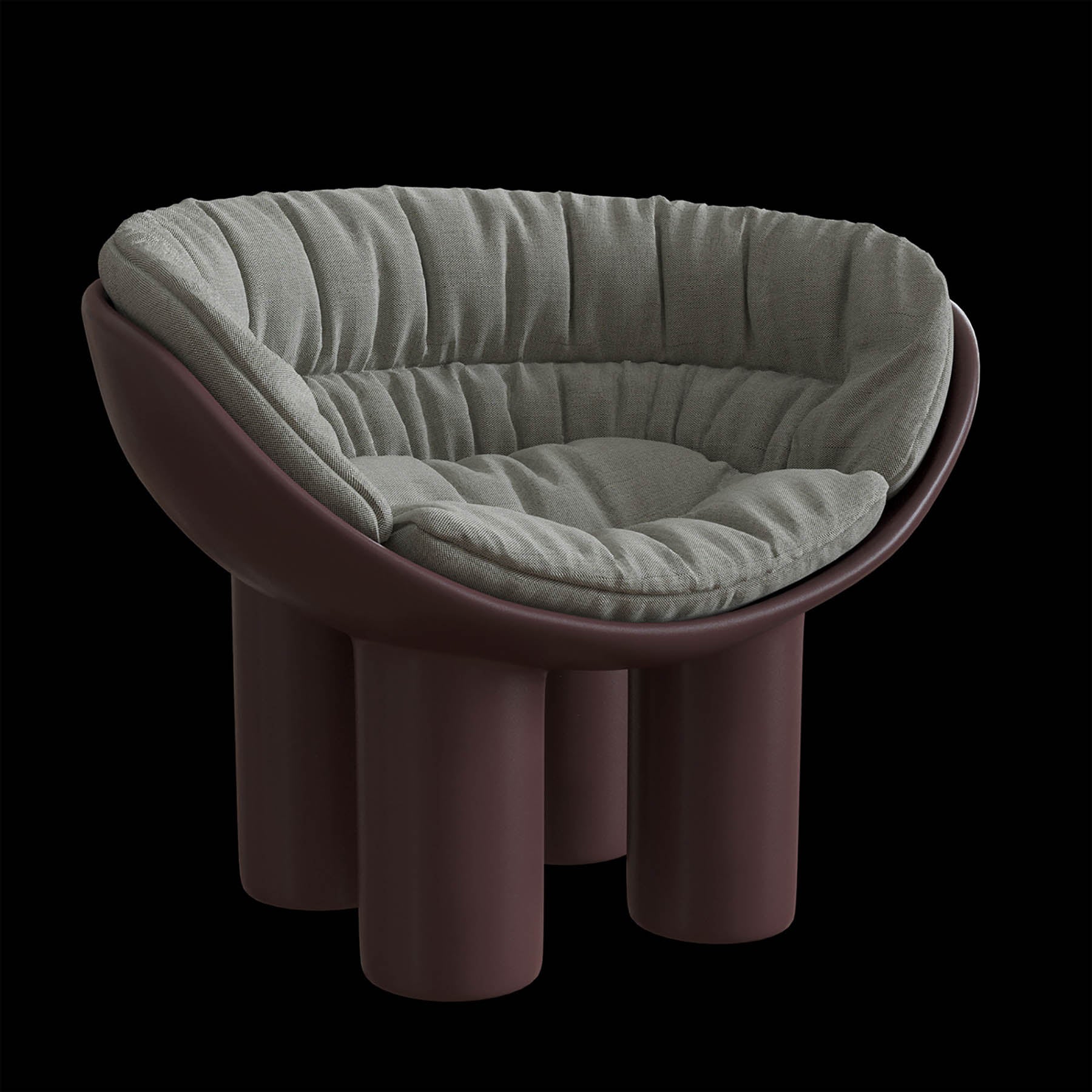 Riala Roly Poly Chair - Brown