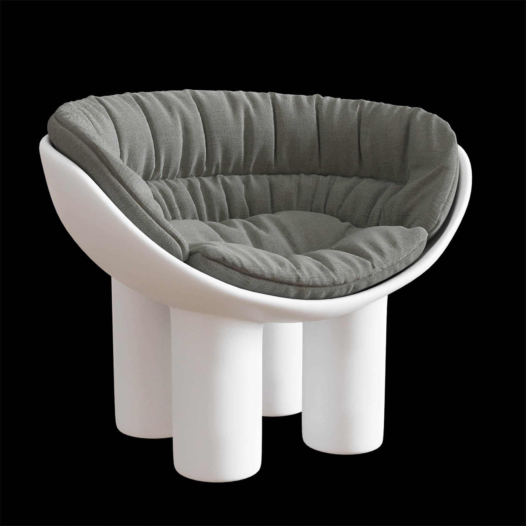 Riala Roly Poly Chair - White