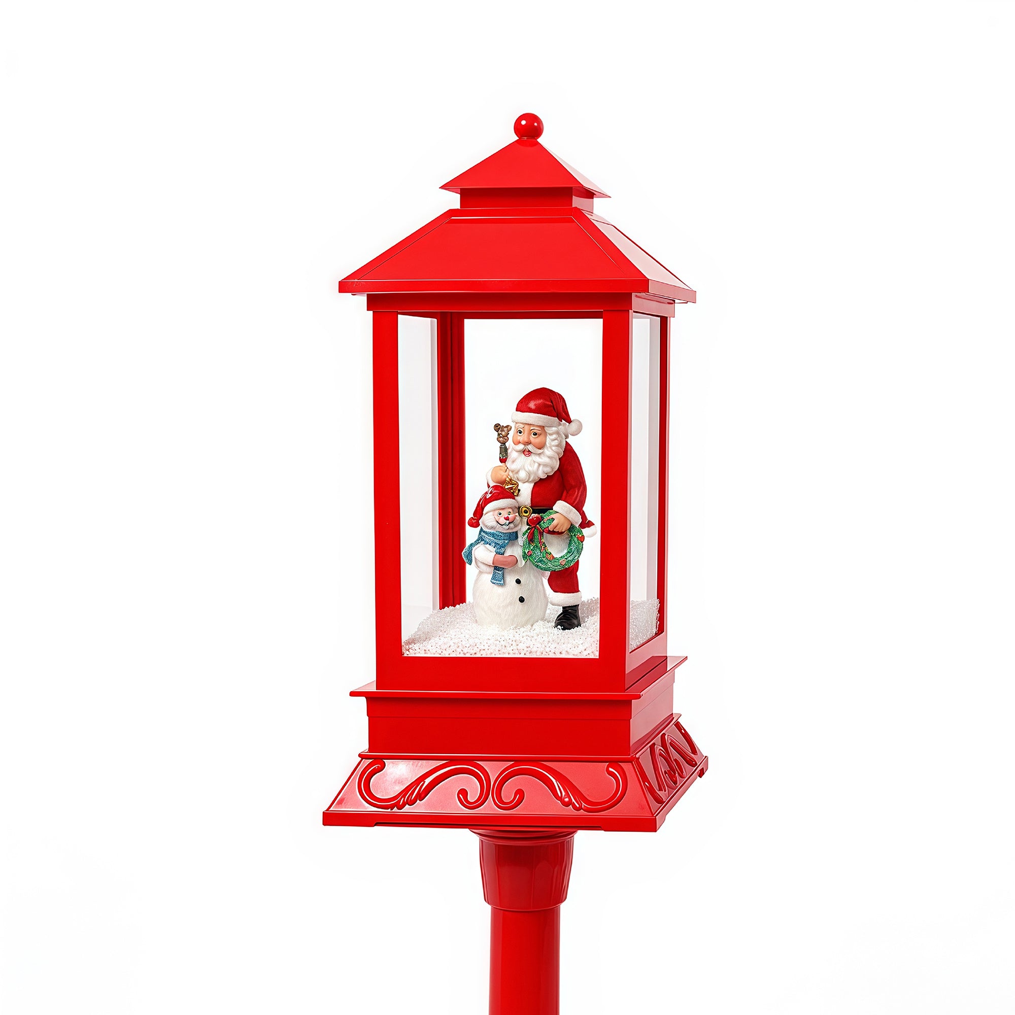 Storgatan Christmas Lamp Post - Red