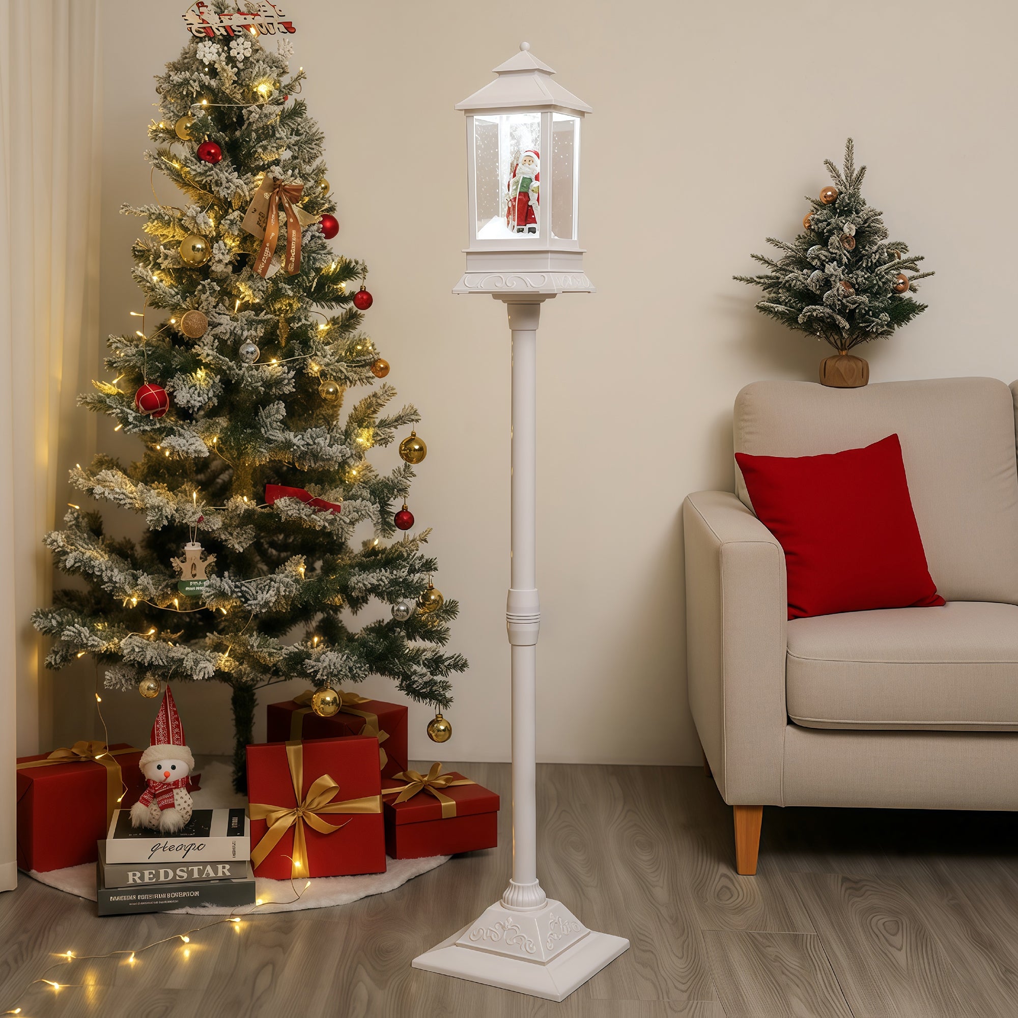 Storgatan Christmas Lamp Post - White