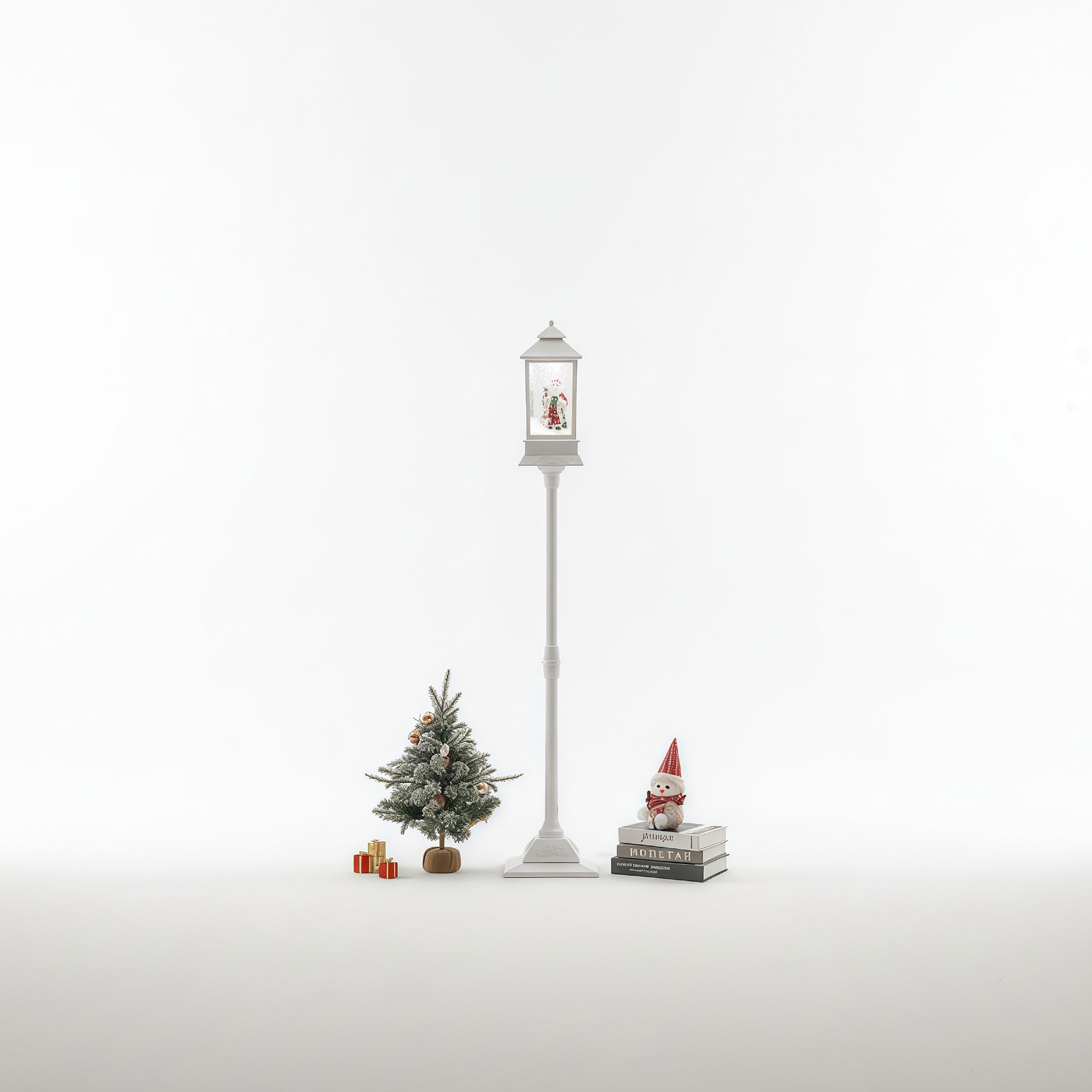 Storgatan Christmas Lamp Post - White