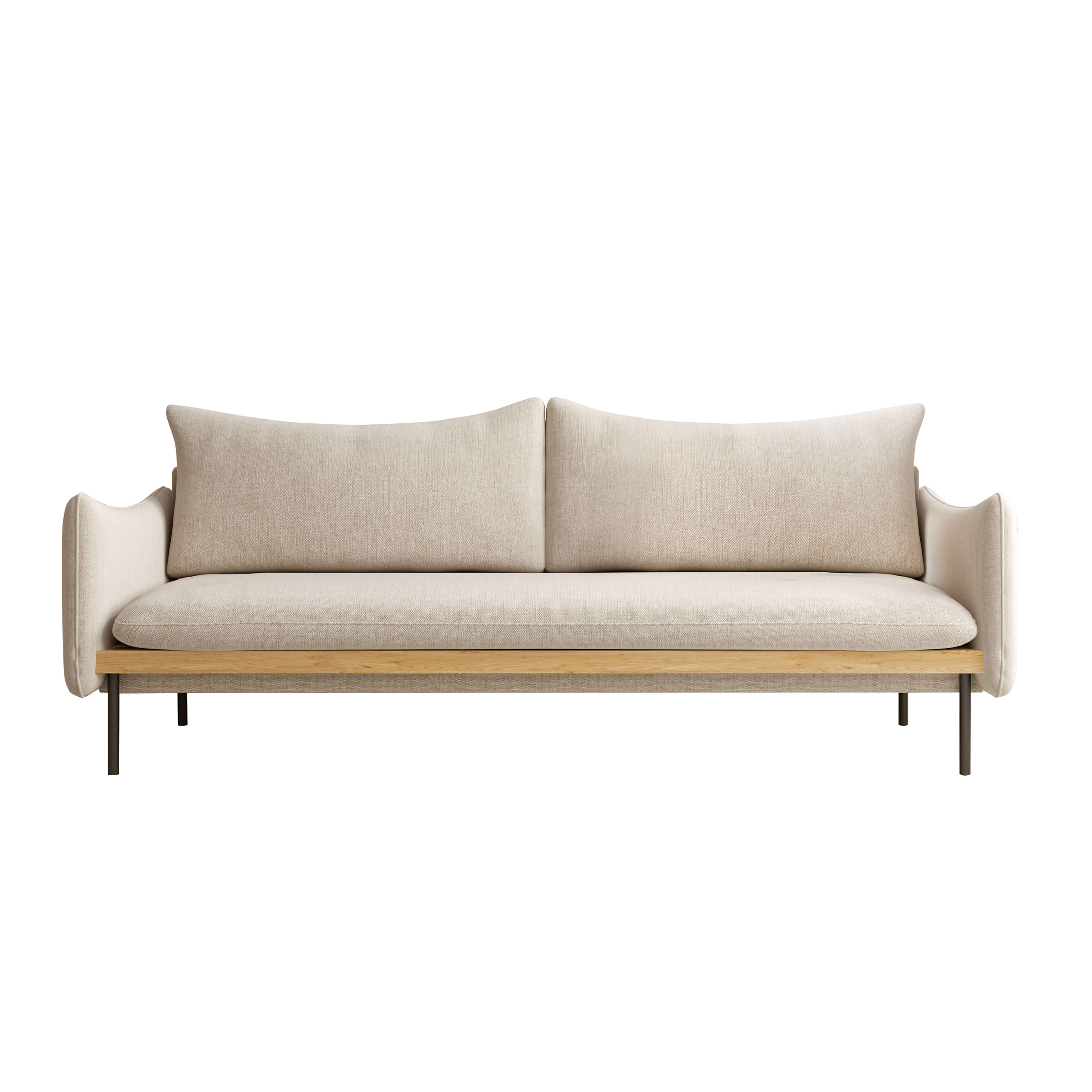 Lunde 2 Seater Linen Sofa