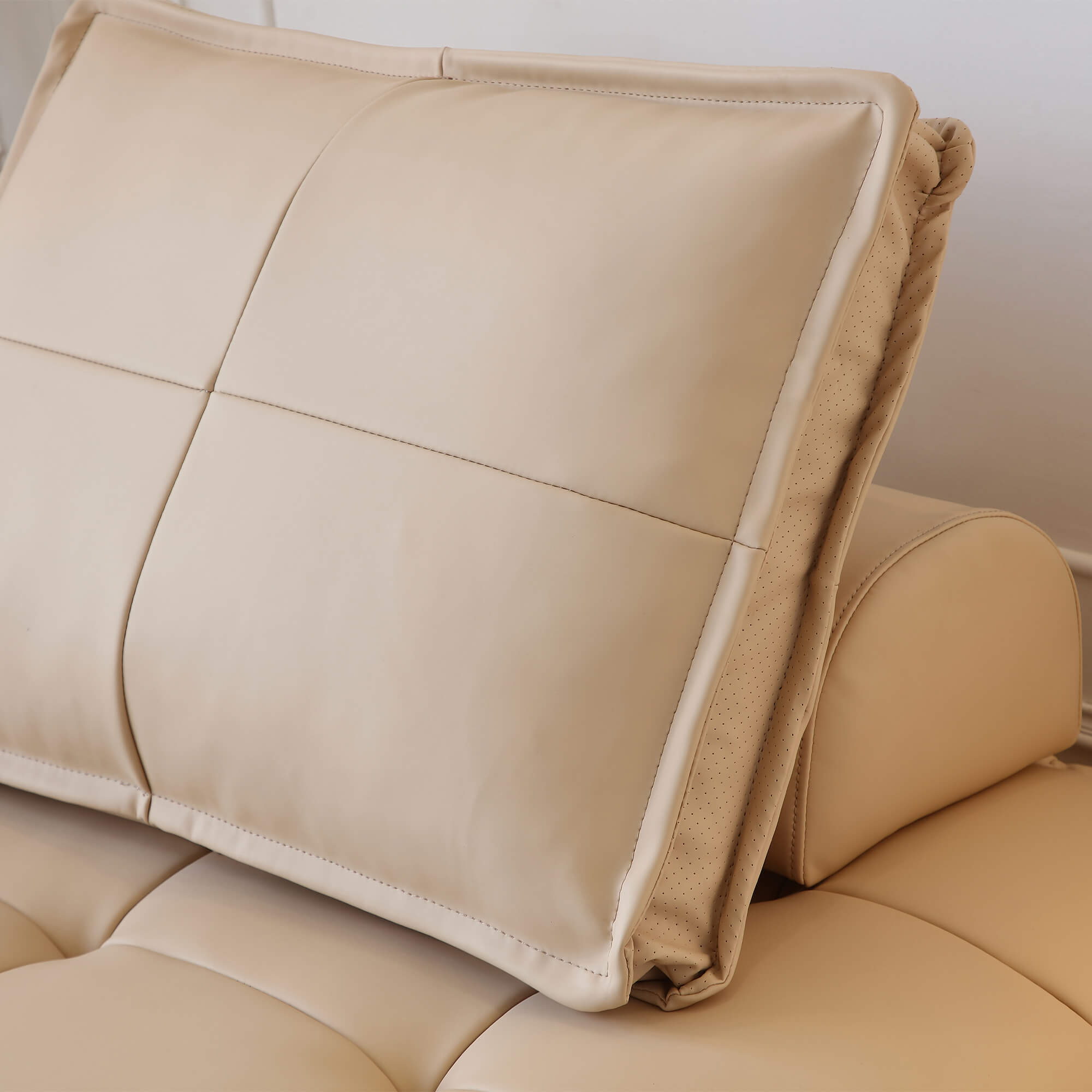 Stava Large Modular Tofu Sofa Beige