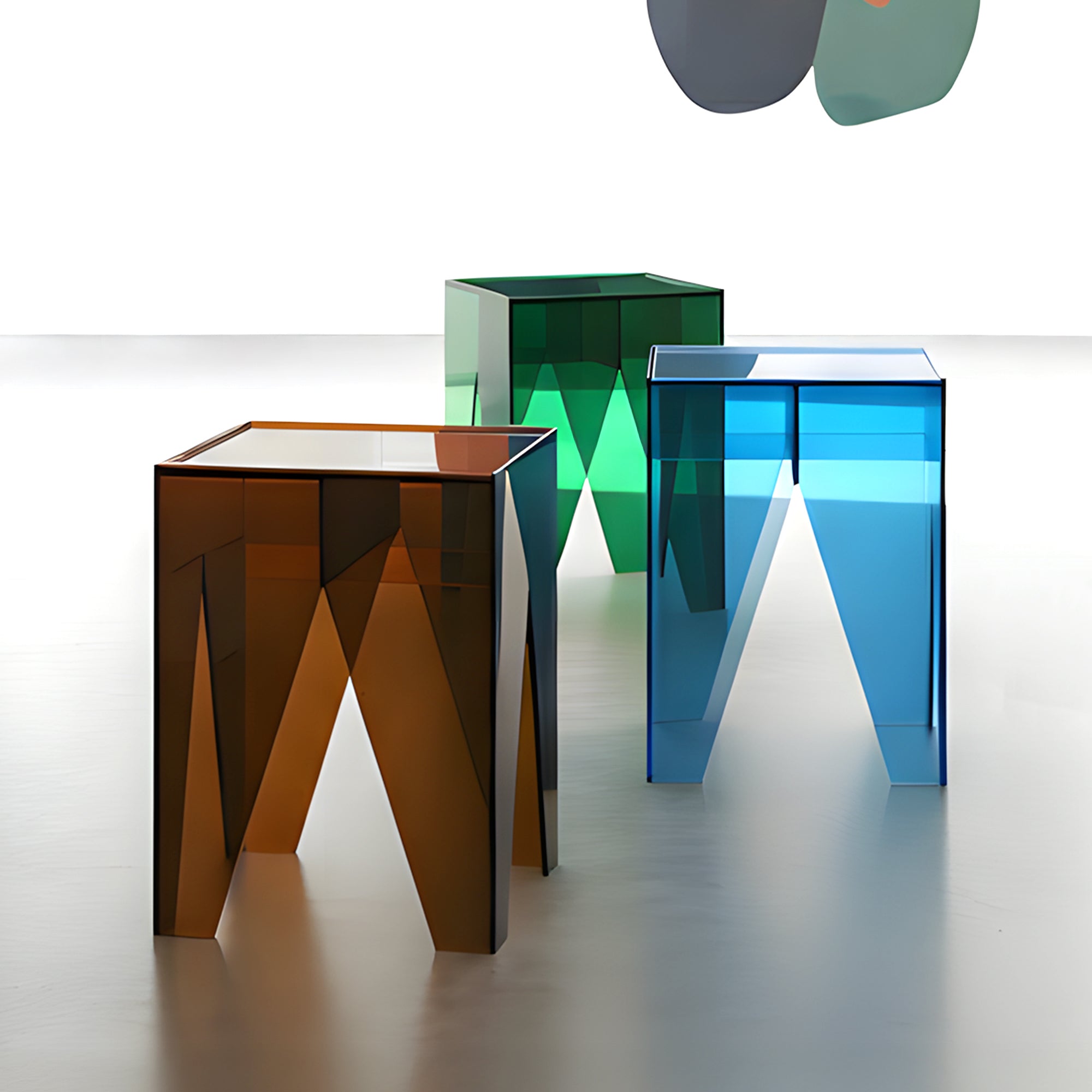 Varde Acrylic Bedside Table