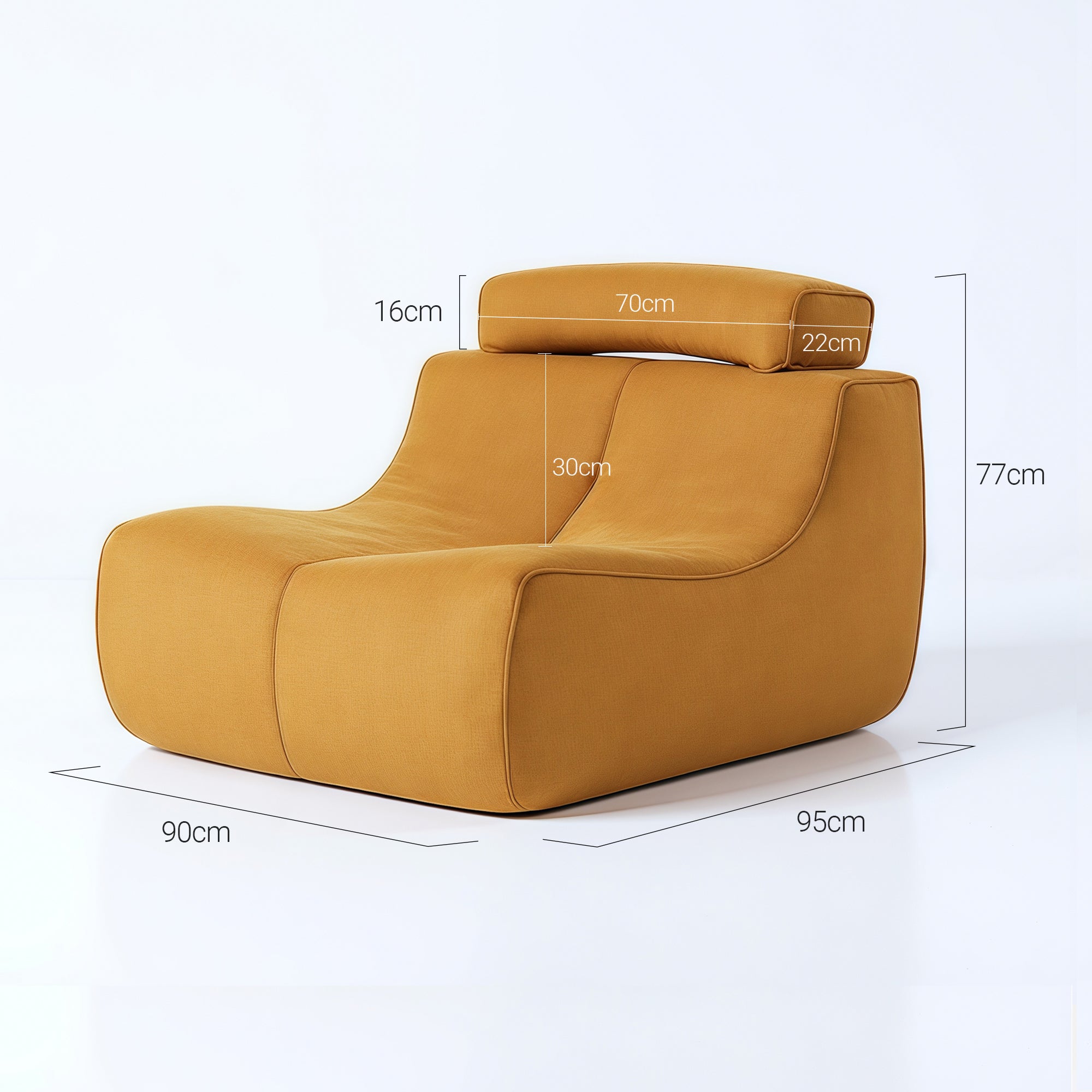 Vetlanda Armless Lounge Sofa