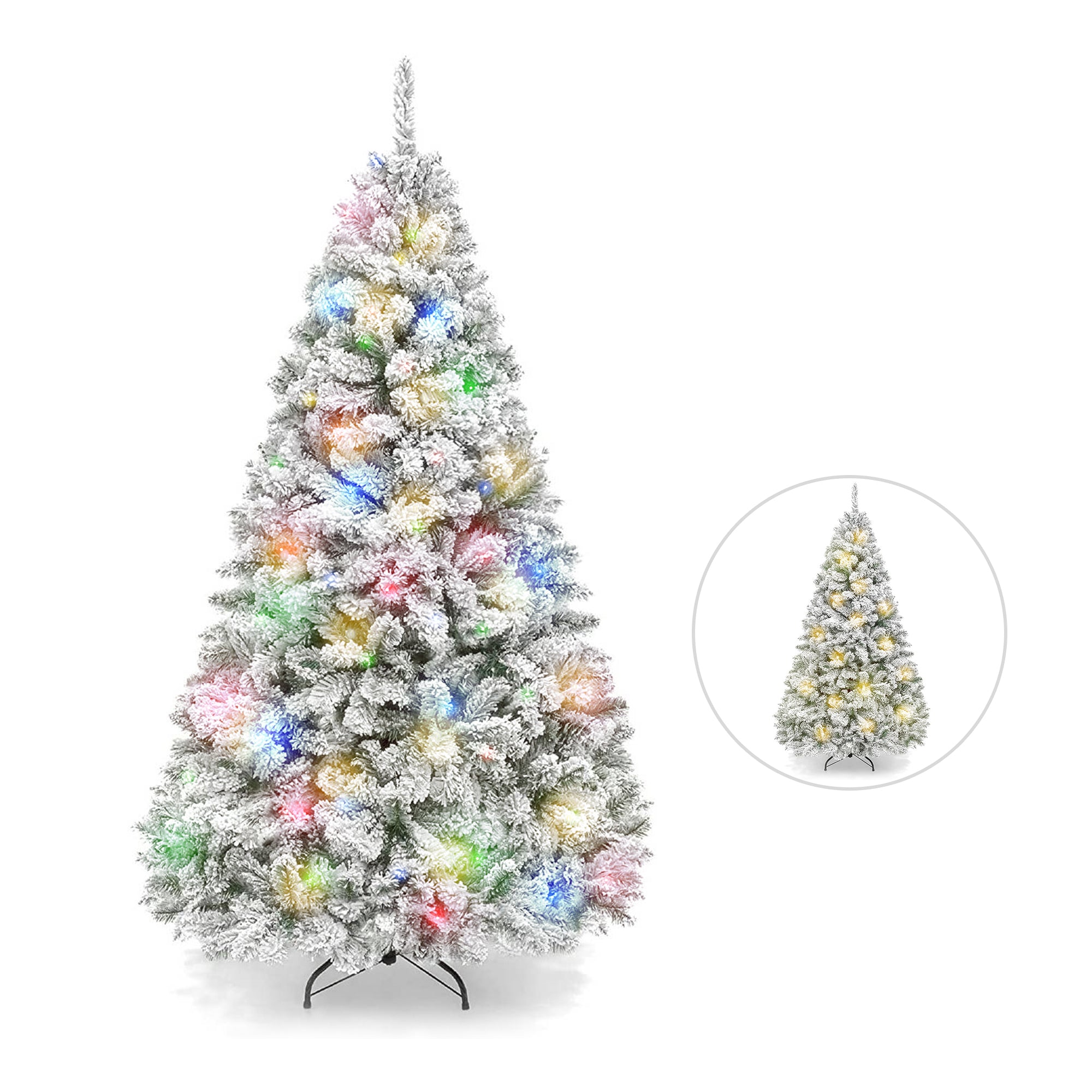 Vitim Snow Flocked LED Christmas Tree 1.8m