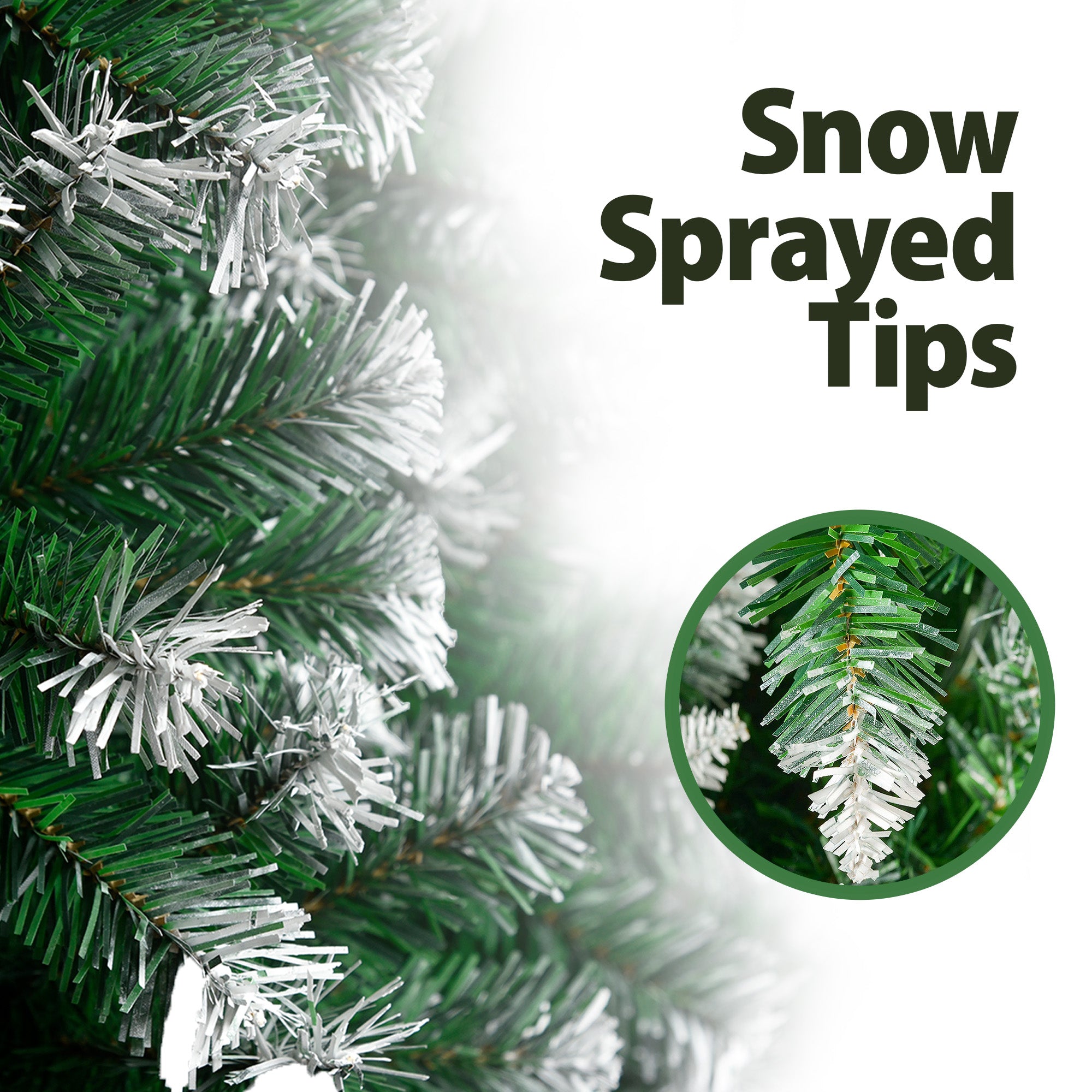 180cm Snowy Tip Christmas Tree